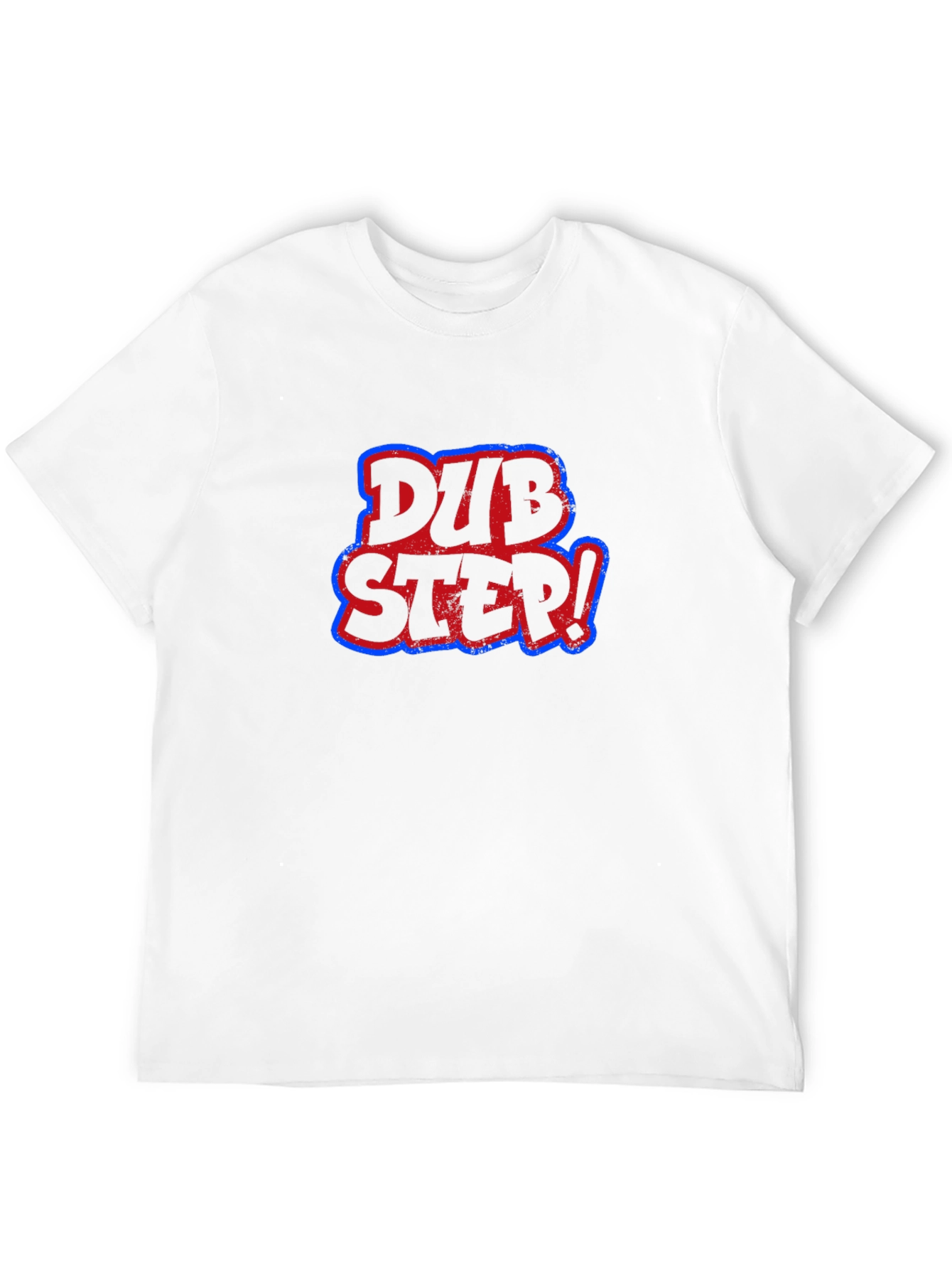 Dubstep Graphic Print Black T-Shirt