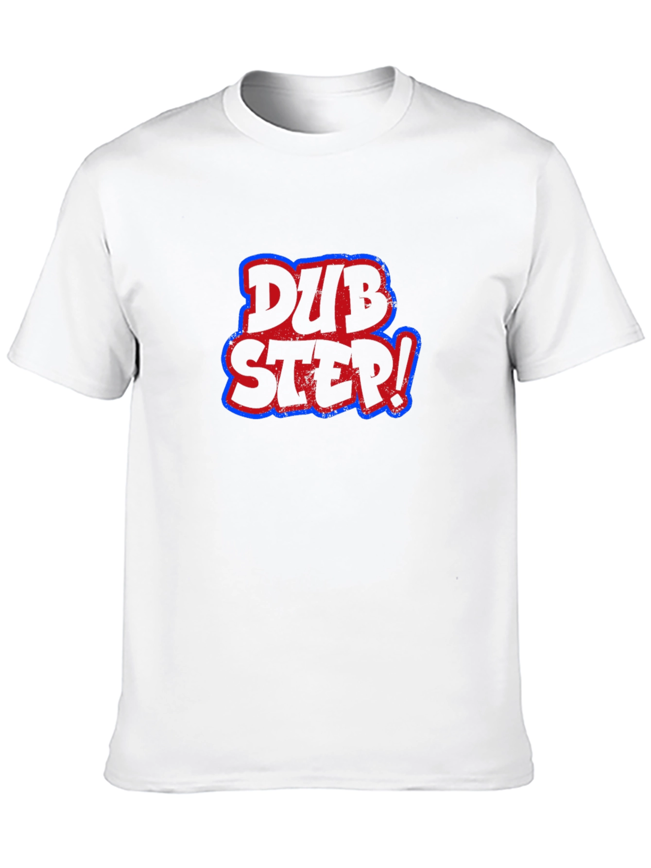 Dubstep Graphic Print Black T-Shirt