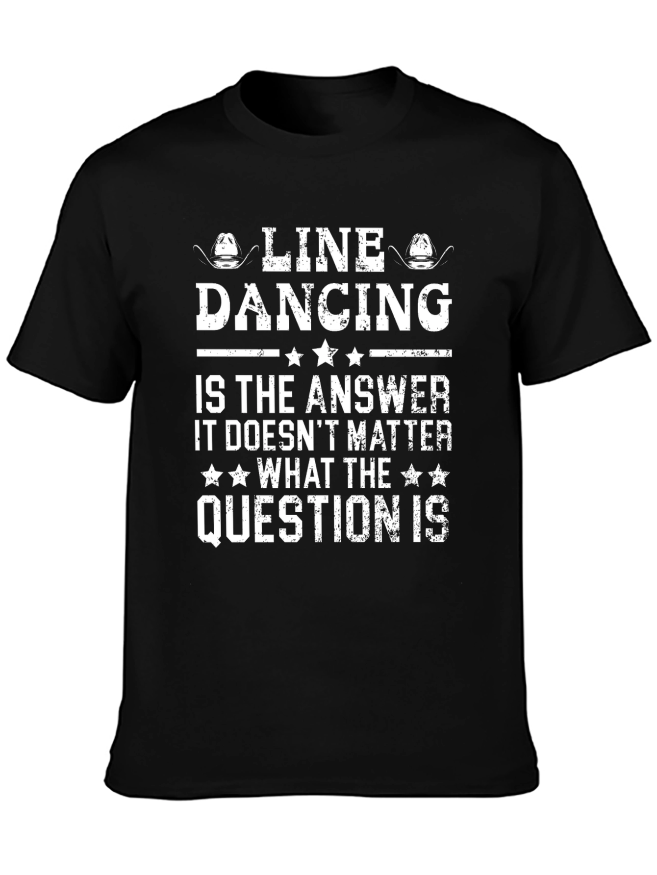 Line Dancing Answer T-Shirt