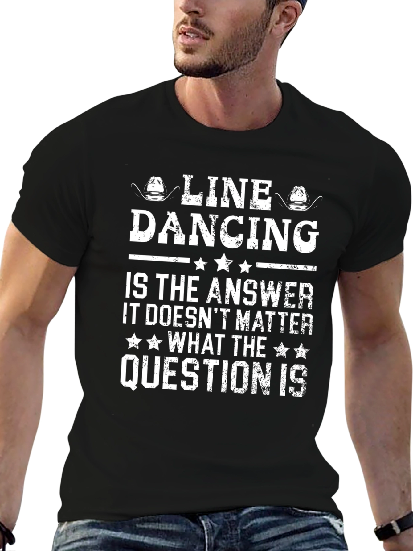 Line Dancing Answer T-Shirt