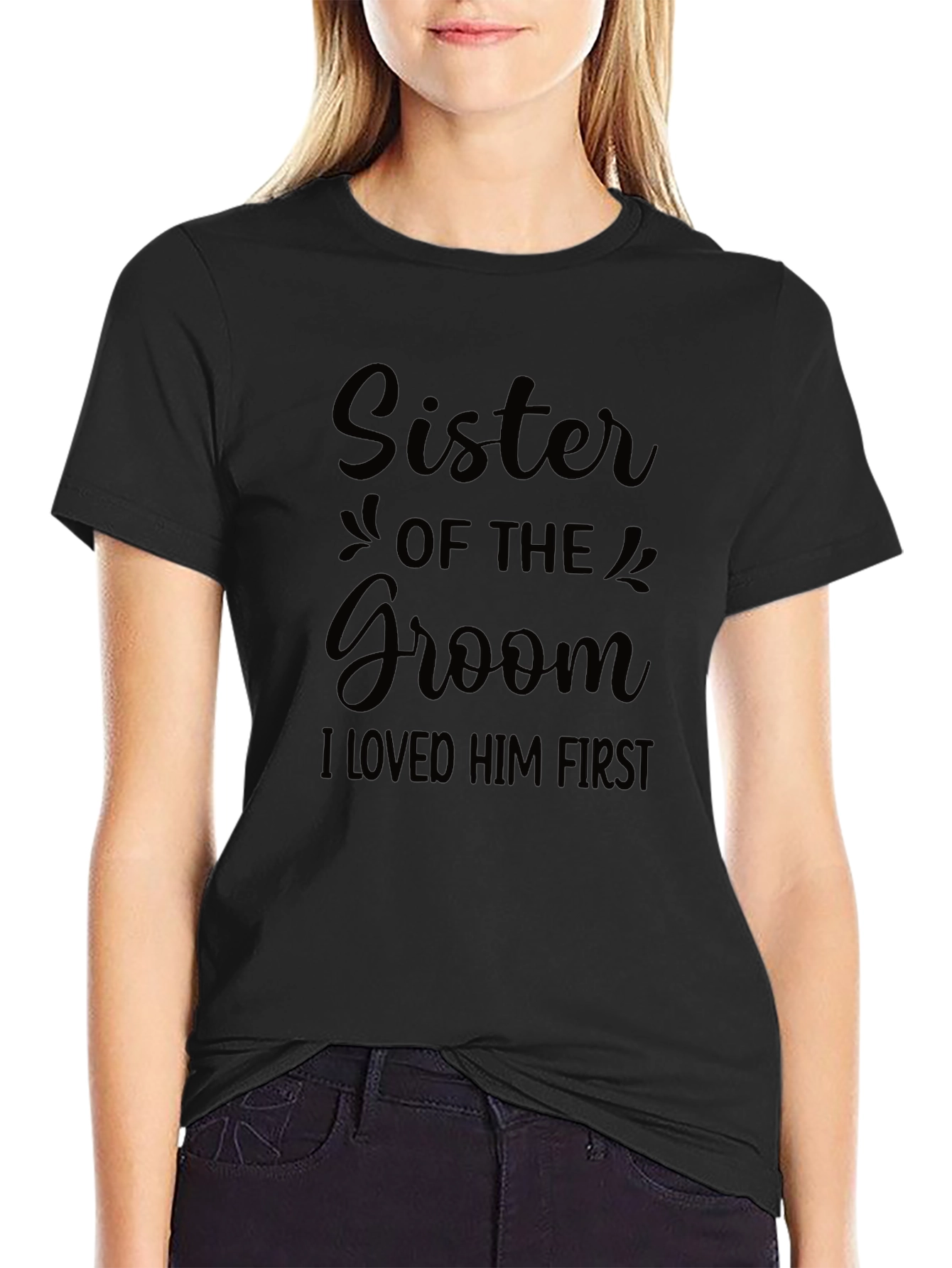 Sister of the Groom T-Shirt - Wedding Party Apparel