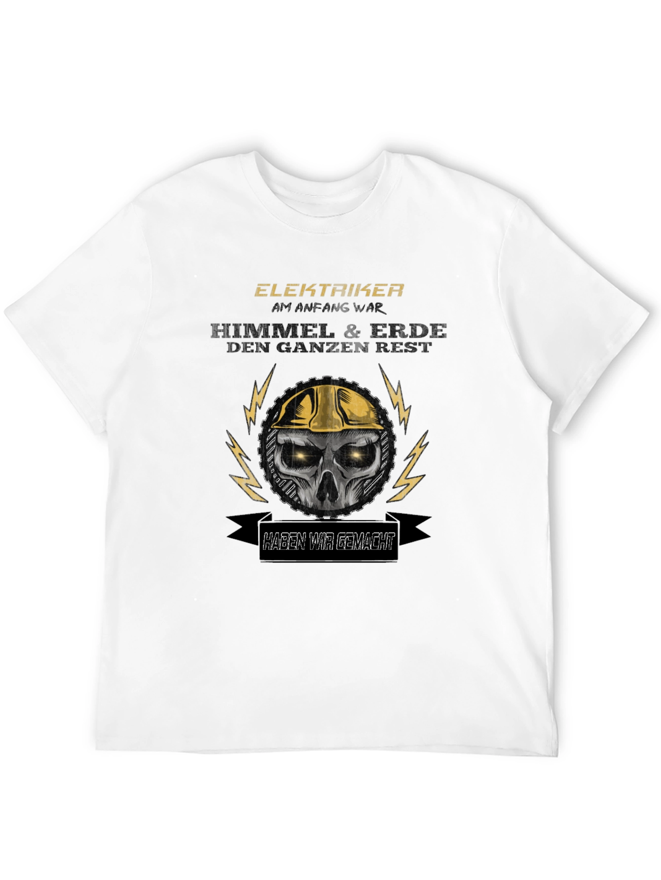Electrician Skull T-Shirt