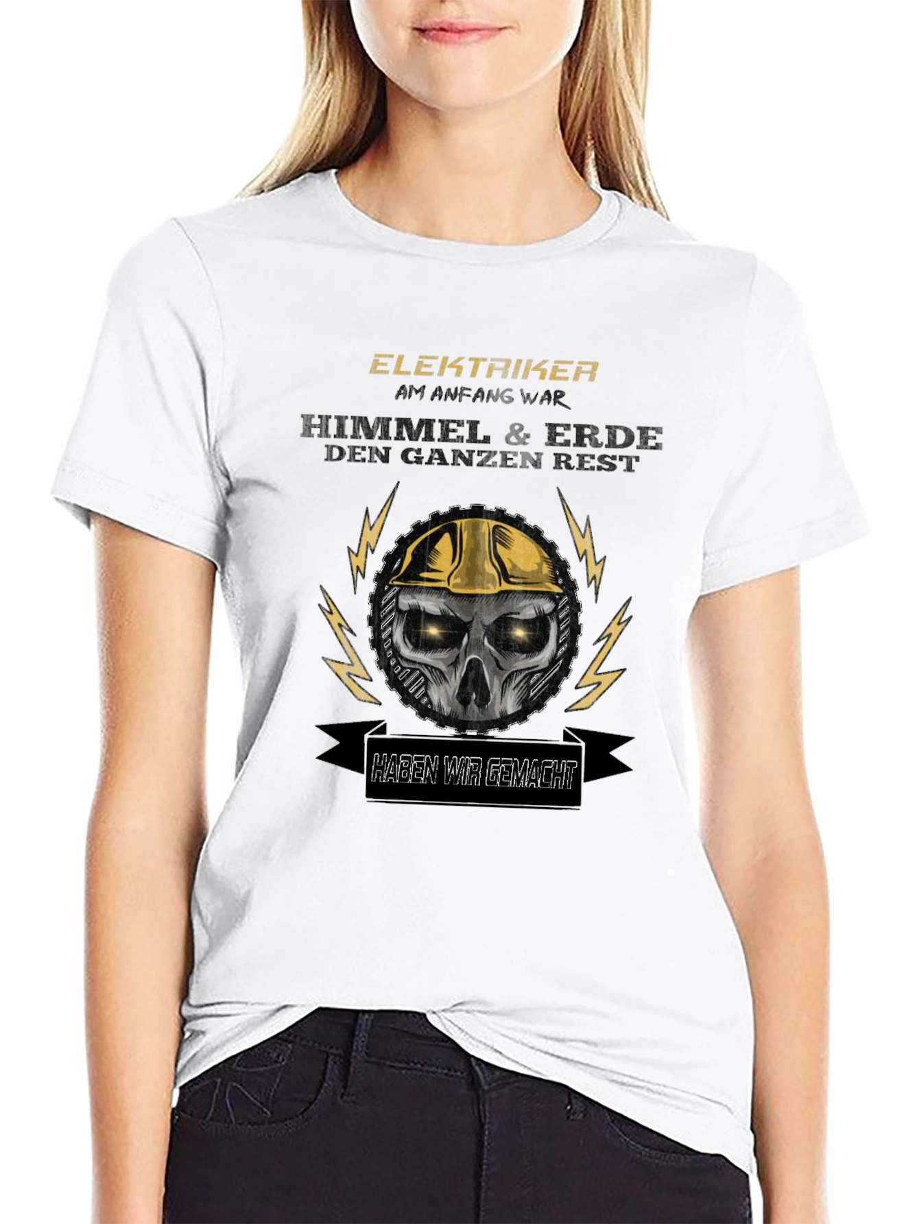 Electrician Skull T-Shirt