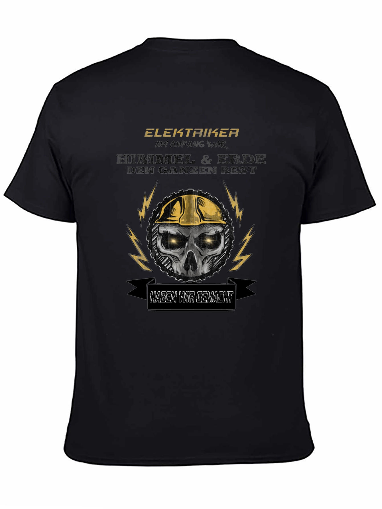 Electrician Skull T-Shirt