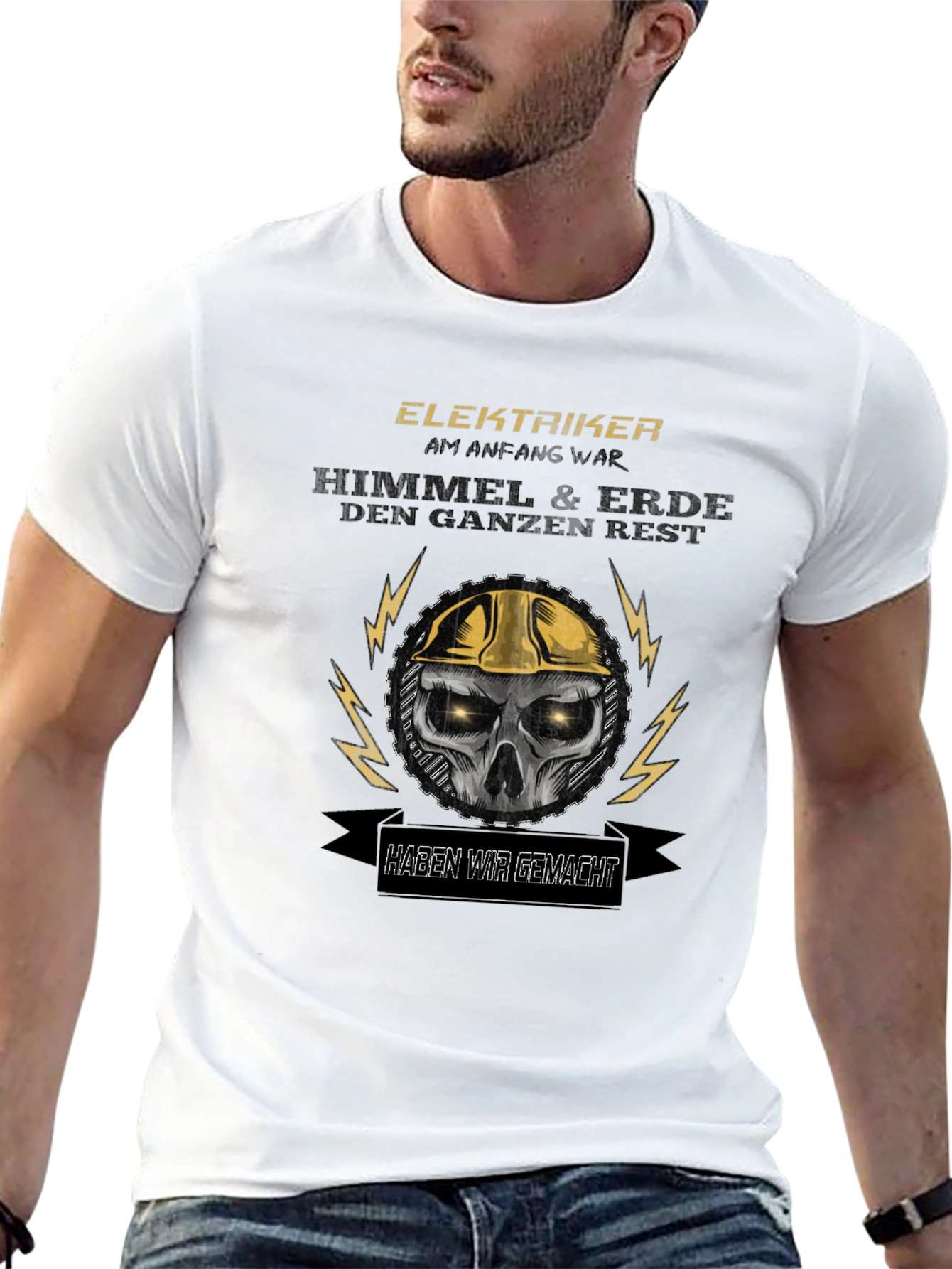 Electrician Skull T-Shirt