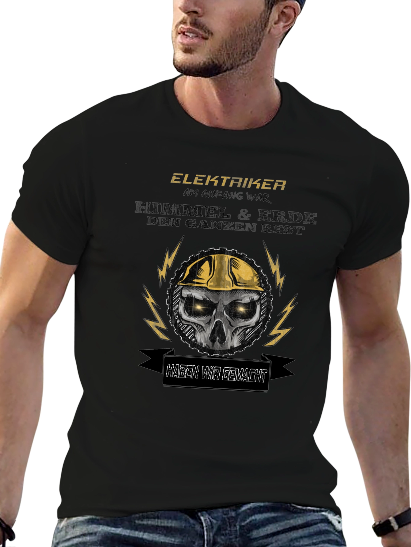Electrician Skull T-Shirt