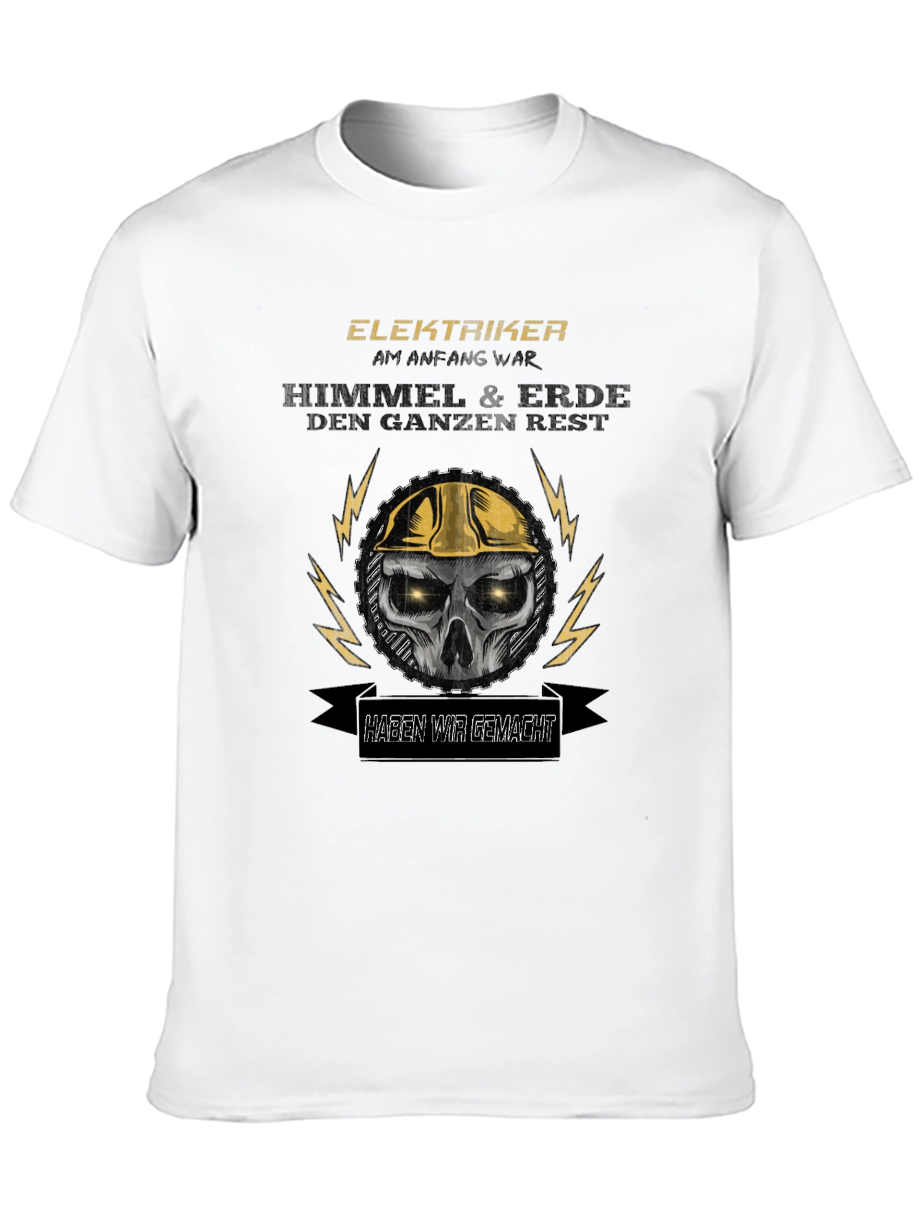Electrician Skull T-Shirt
