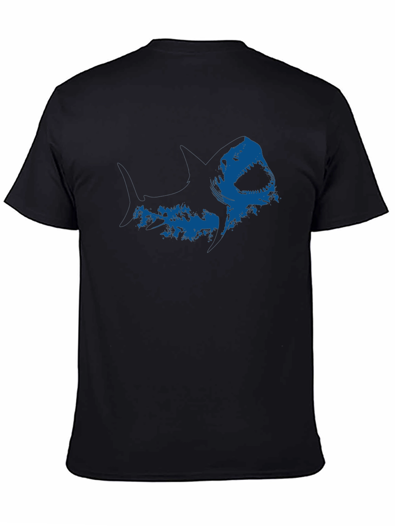 Shark Graphic Black T-Shirt