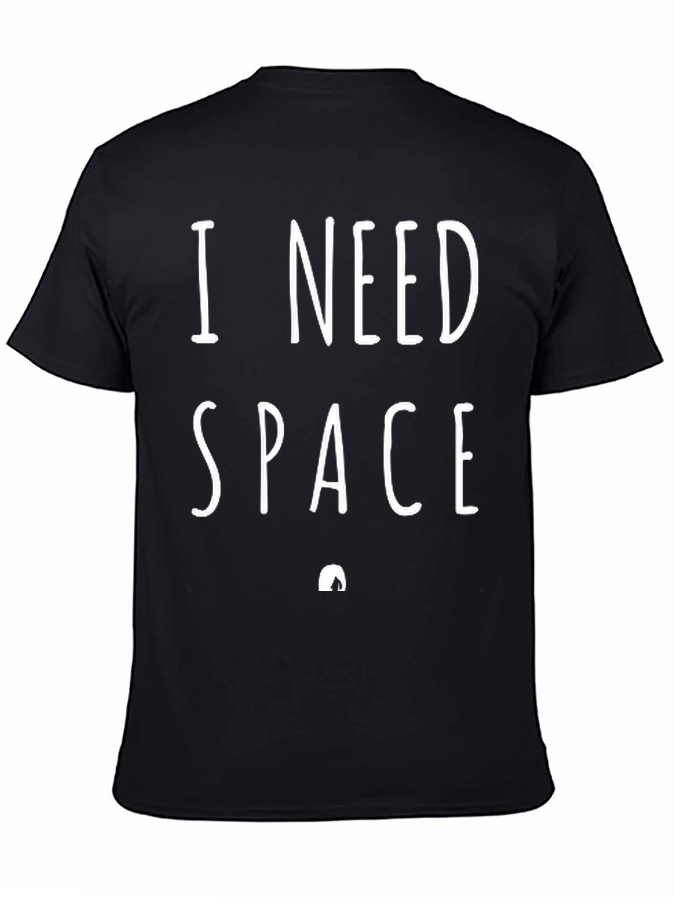 I Need Space Black Graphic Tee