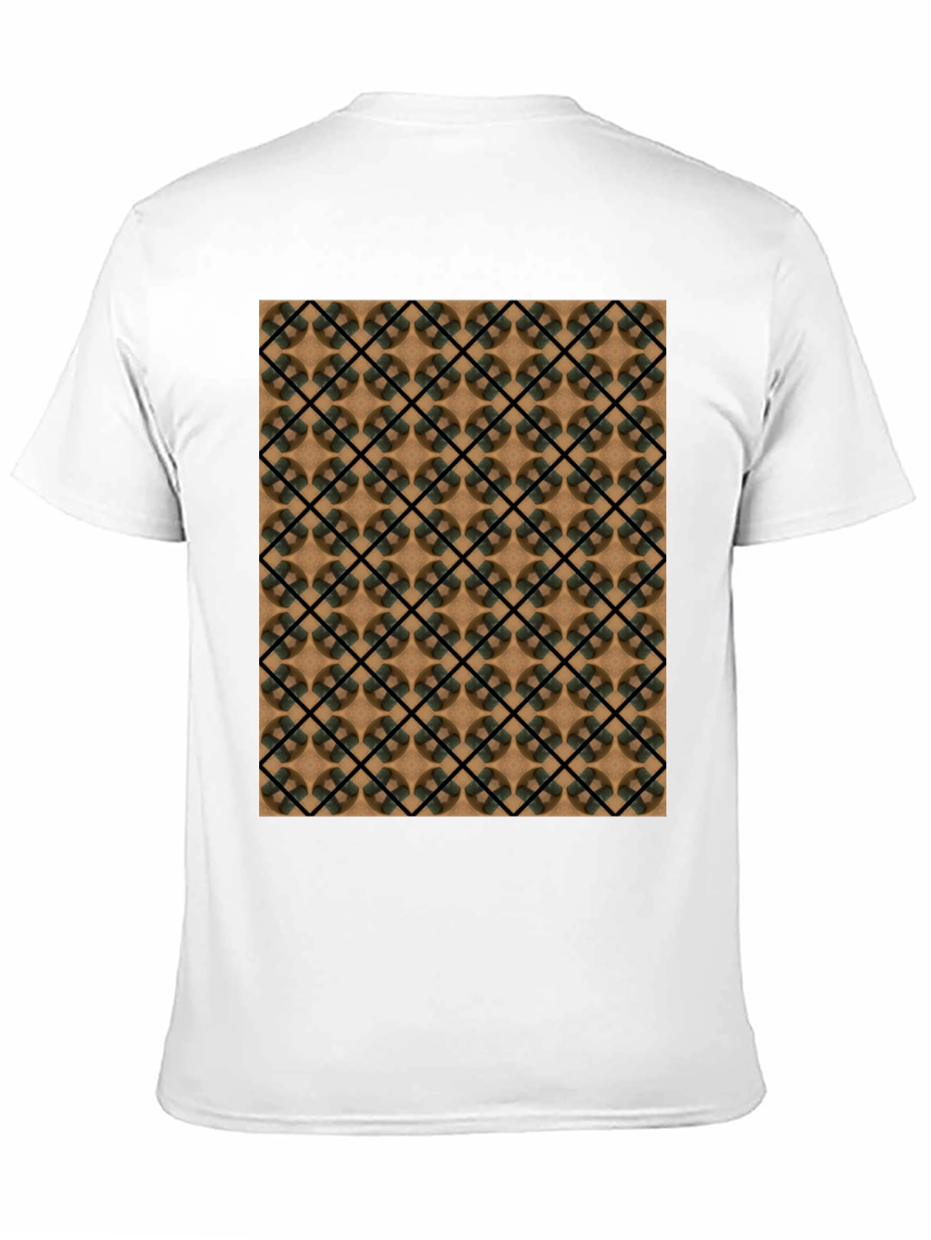 Geometric Pattern T-Shirt - Modern Casual Wear