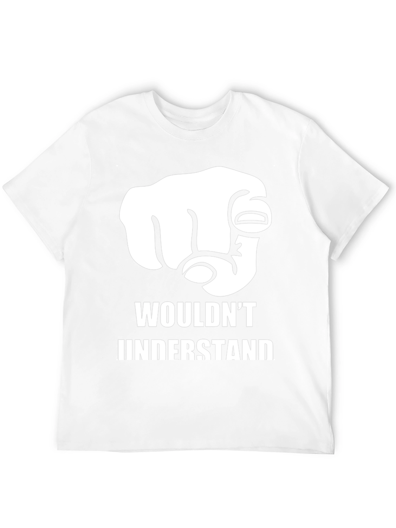Wouldnt Understand Pointing Hand Graphic T-Shirt