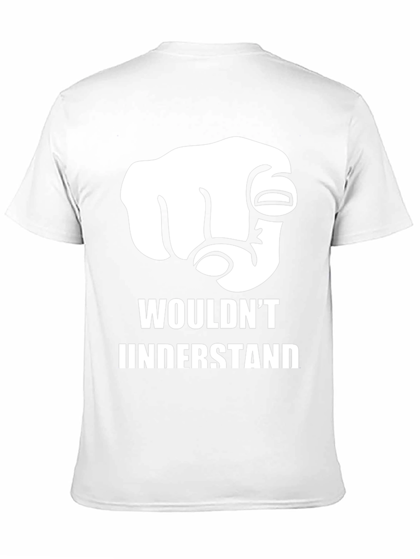 Wouldnt Understand Pointing Hand Graphic T-Shirt