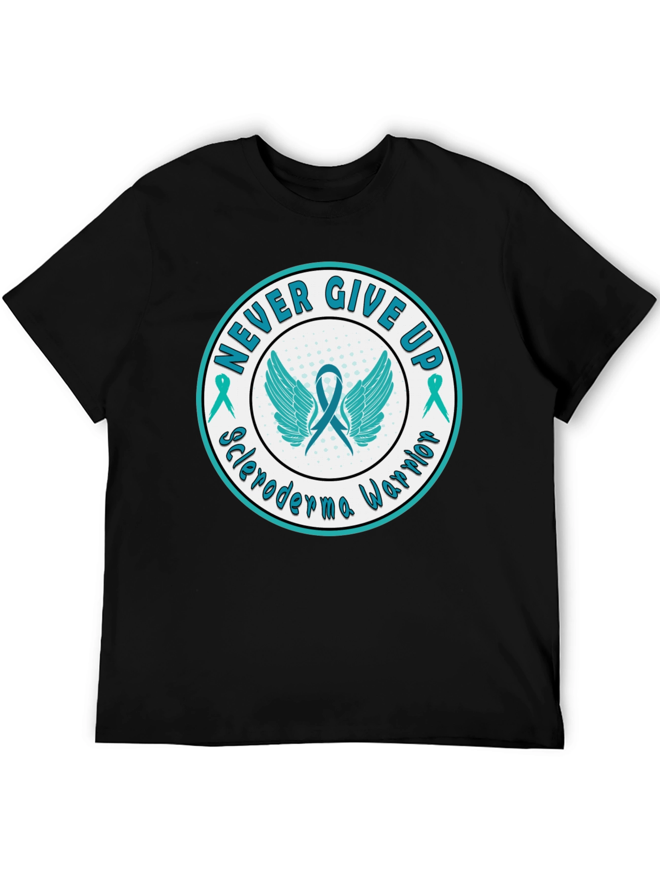 Never Give Up Scleroderma Warrior T-Shirt