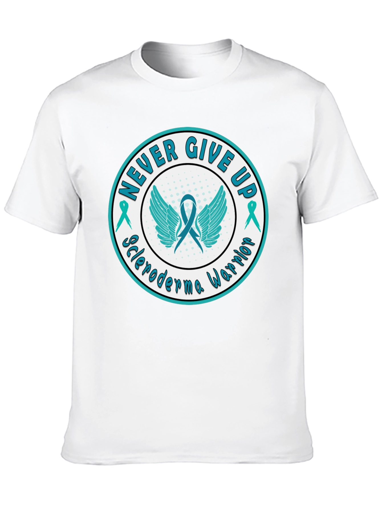 Never Give Up Scleroderma Warrior T-Shirt