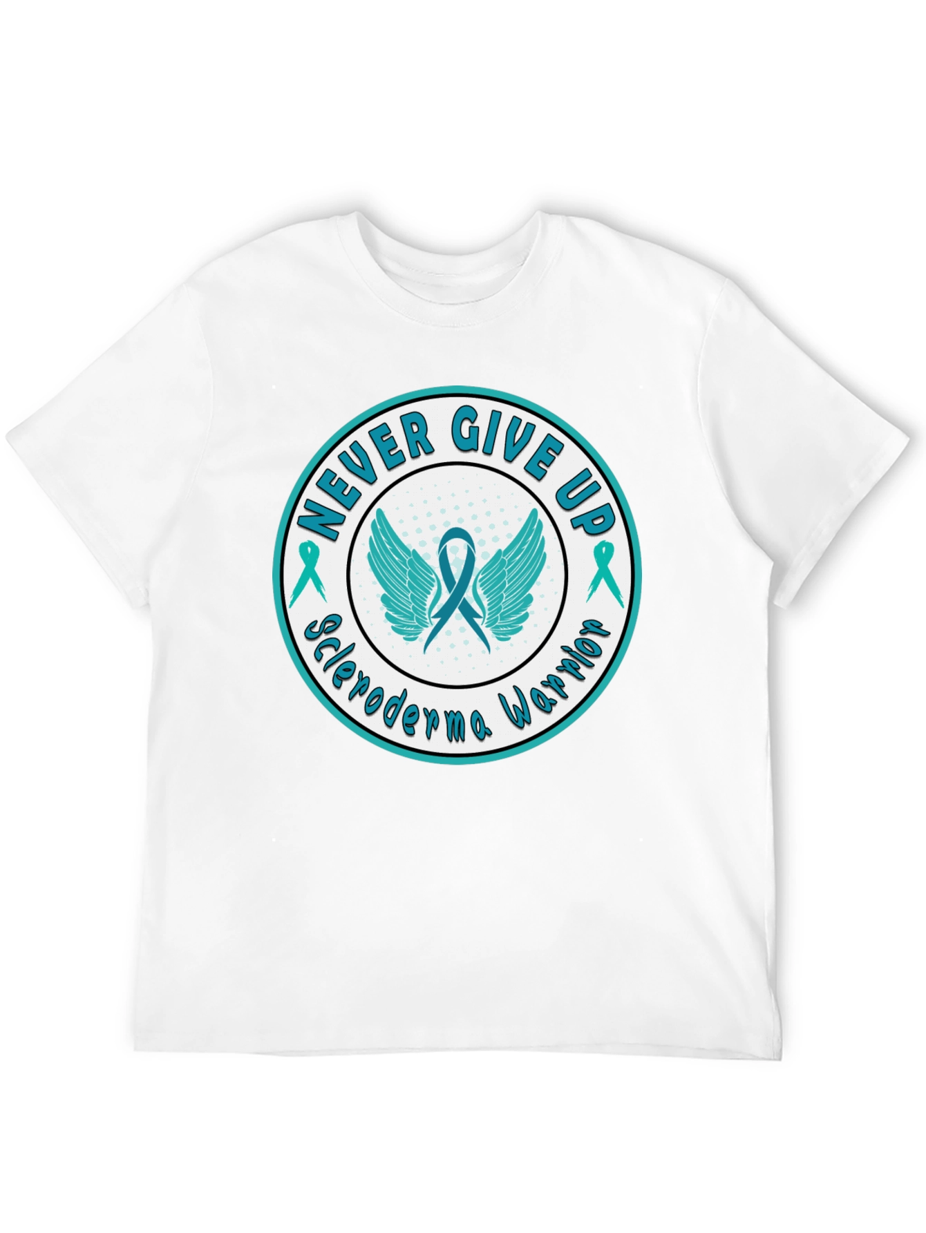 Never Give Up Scleroderma Warrior T-Shirt