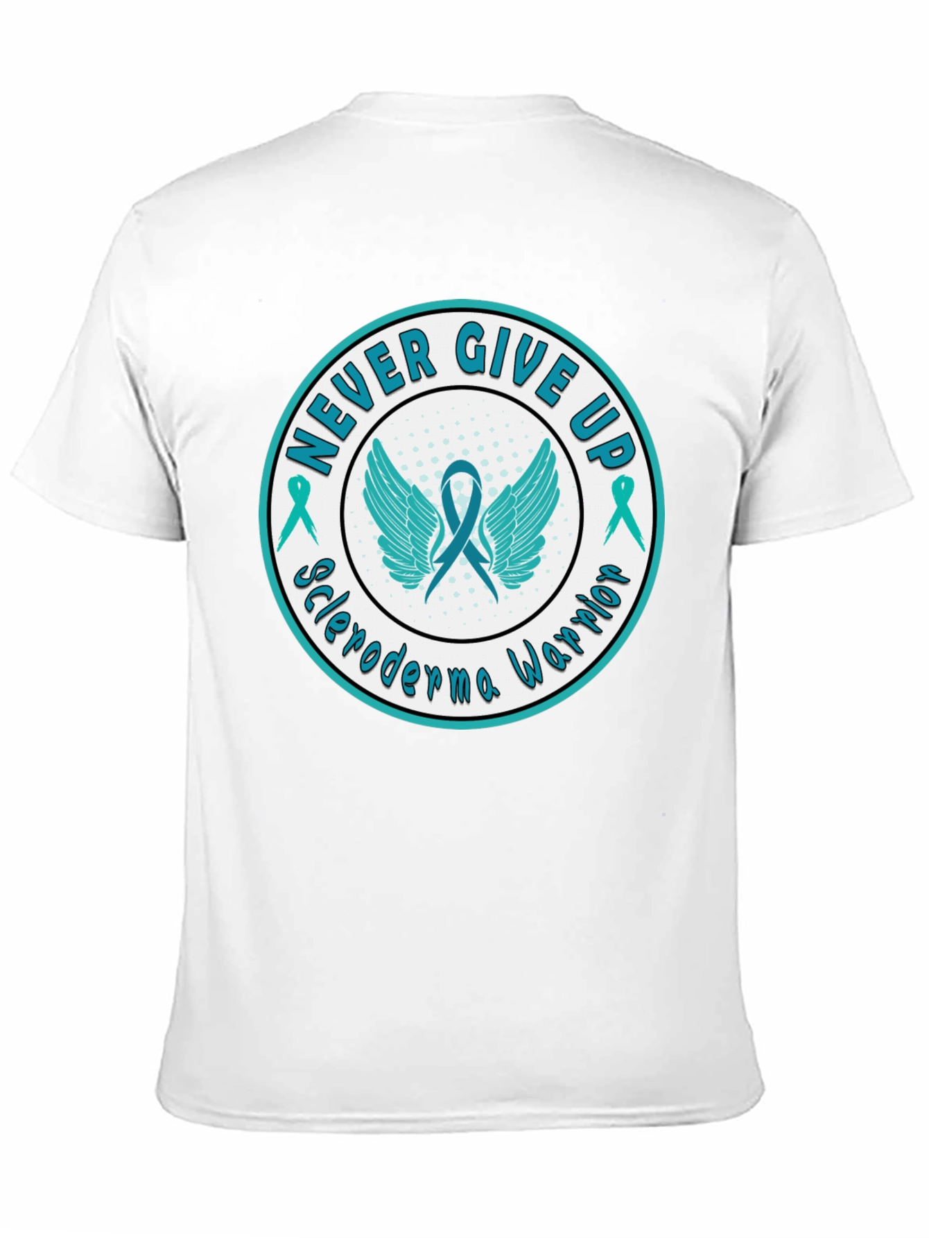 Never Give Up Scleroderma Warrior T-Shirt
