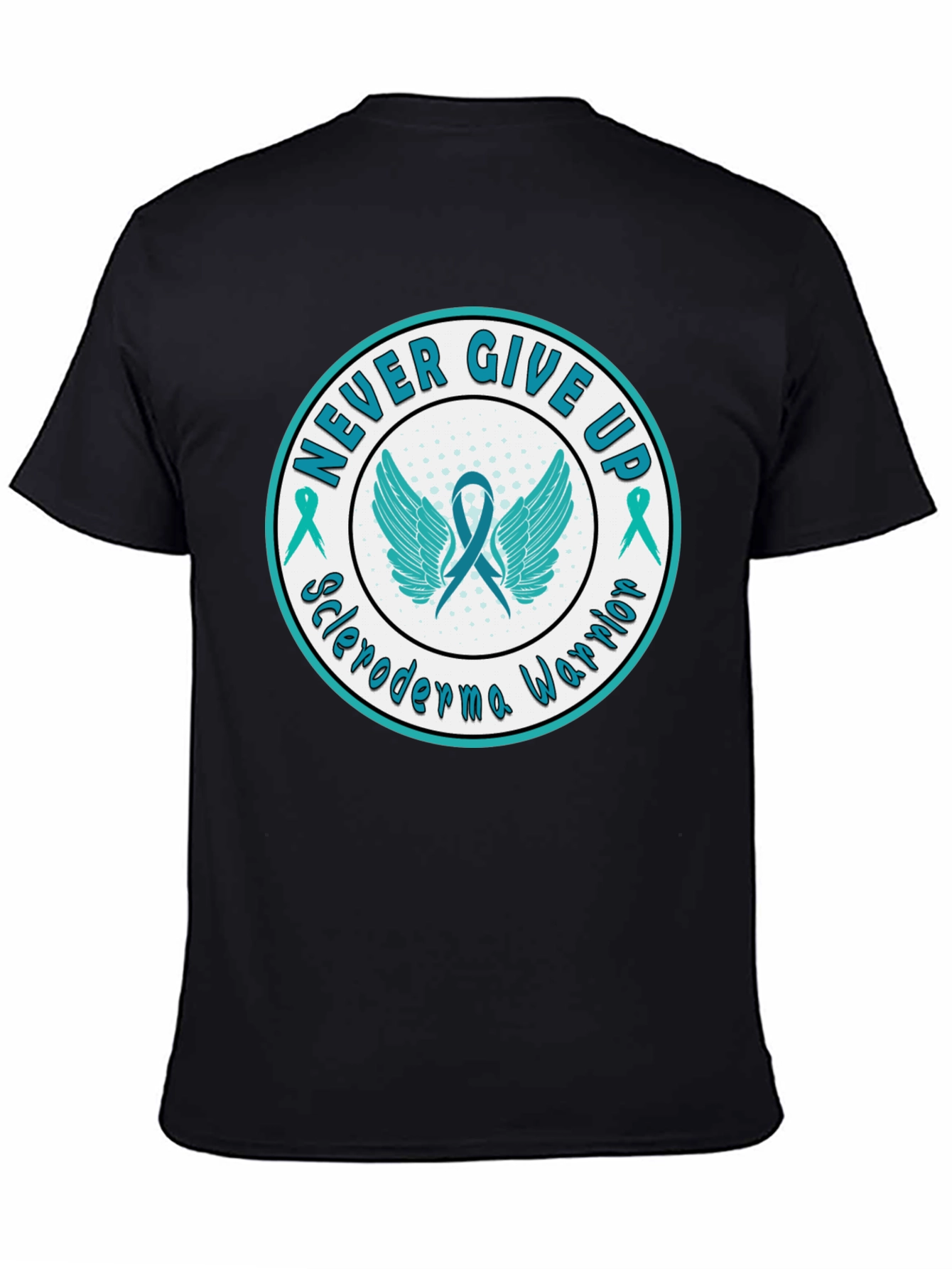 Never Give Up Scleroderma Warrior T-Shirt