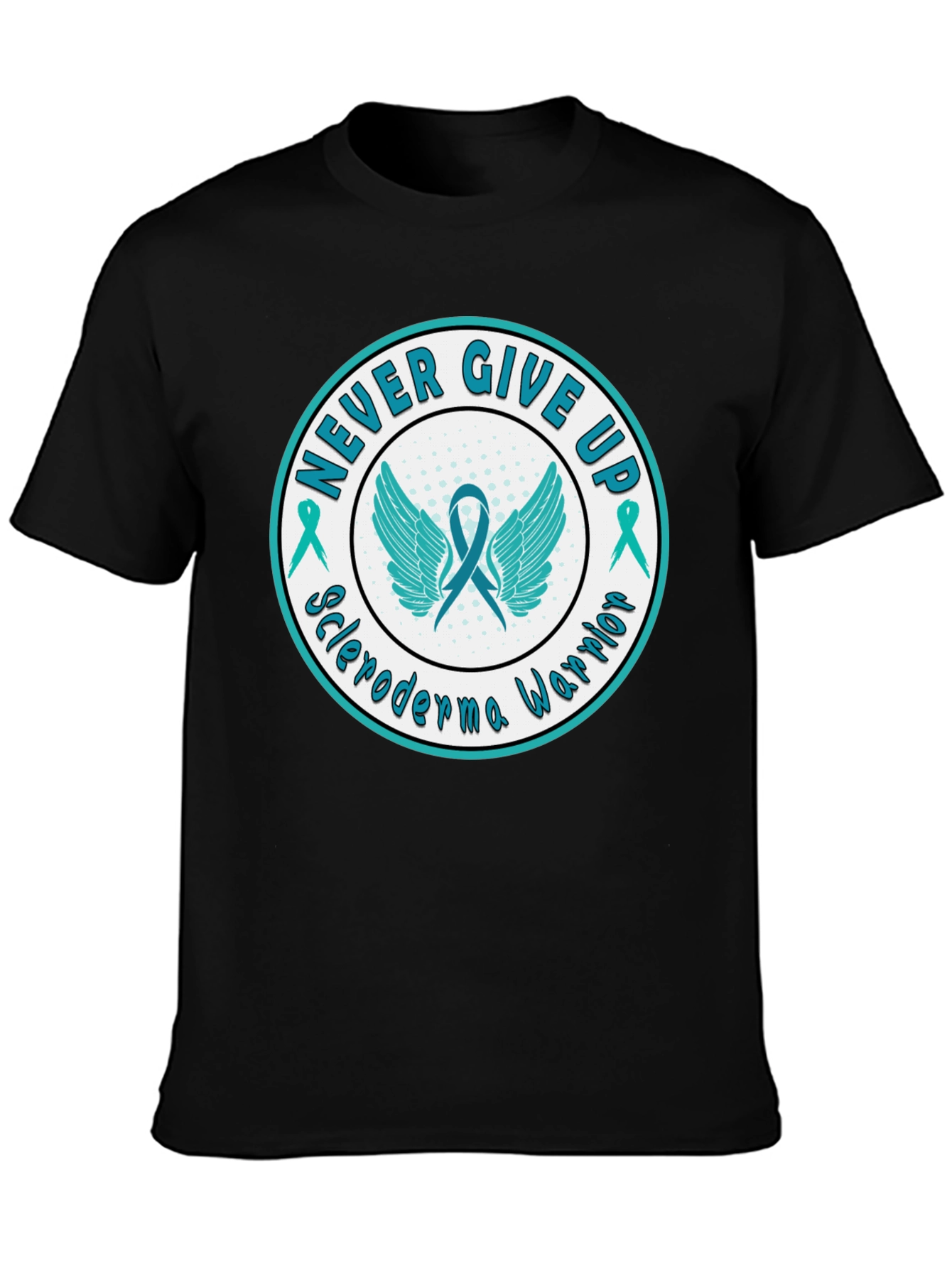 Never Give Up Scleroderma Warrior T-Shirt