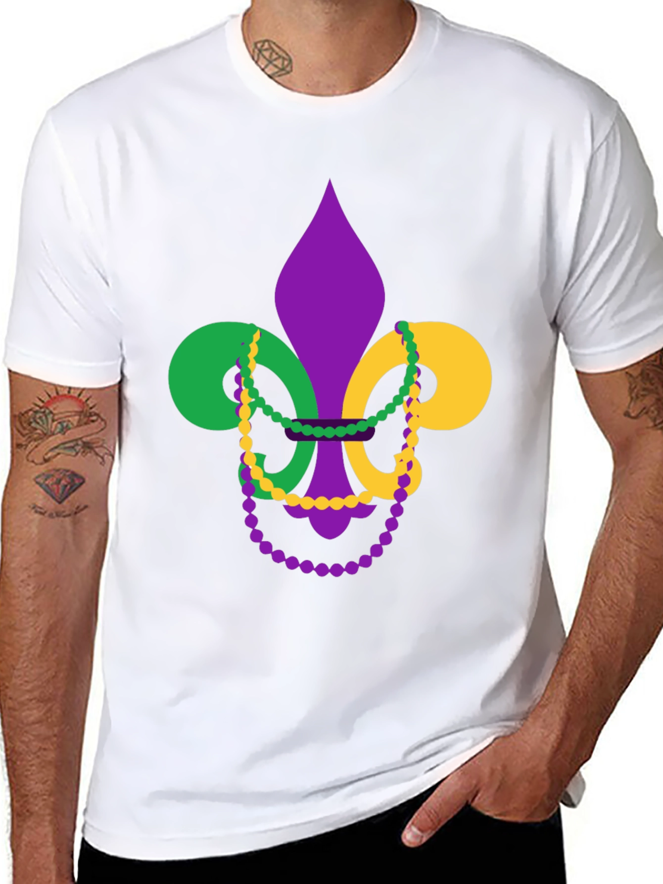 Mardi Gras Fleur-de-lis T-Shirt