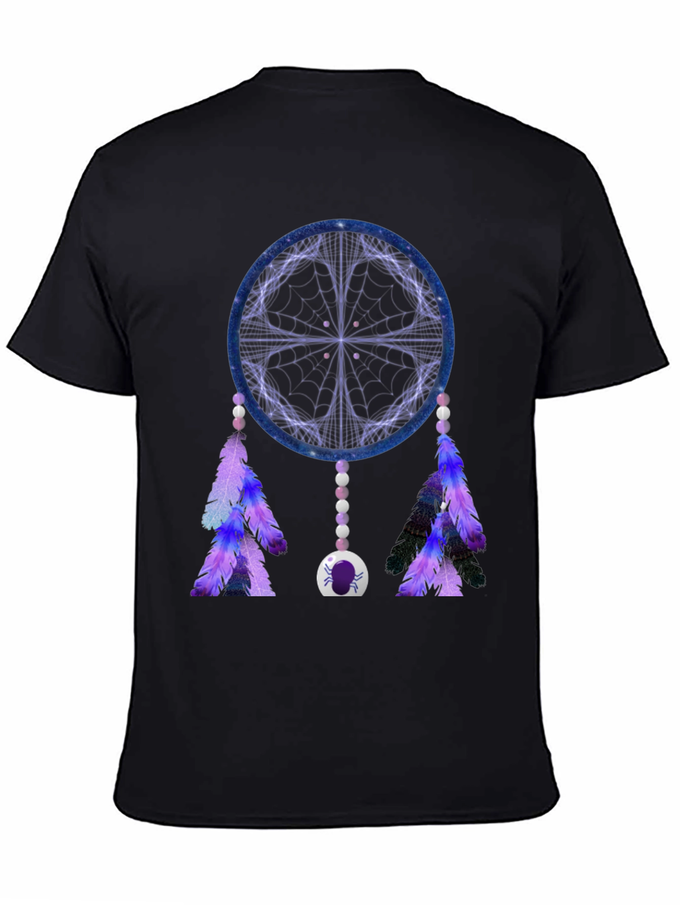 Dreamcatcher Graphic Print Black Tee