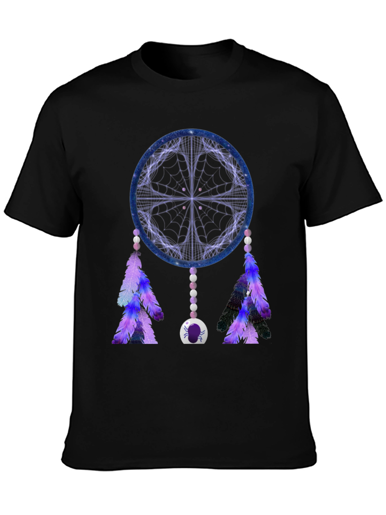 Dreamcatcher Graphic Print Black Tee