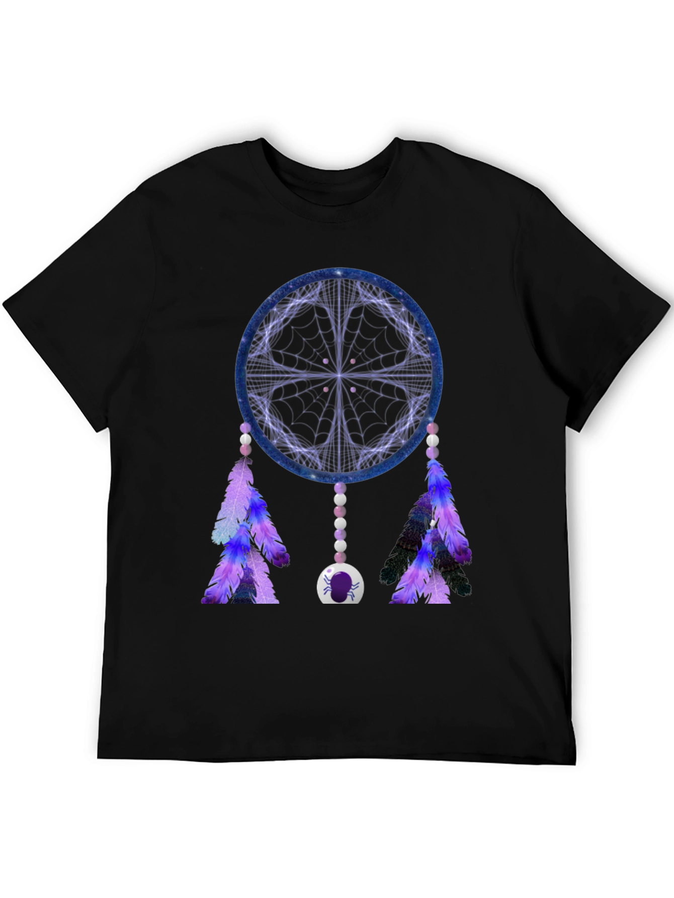 Dreamcatcher Graphic Print Black Tee