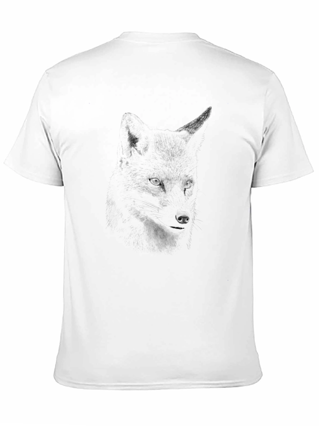 Mens Black Fox Graphic T-Shirt