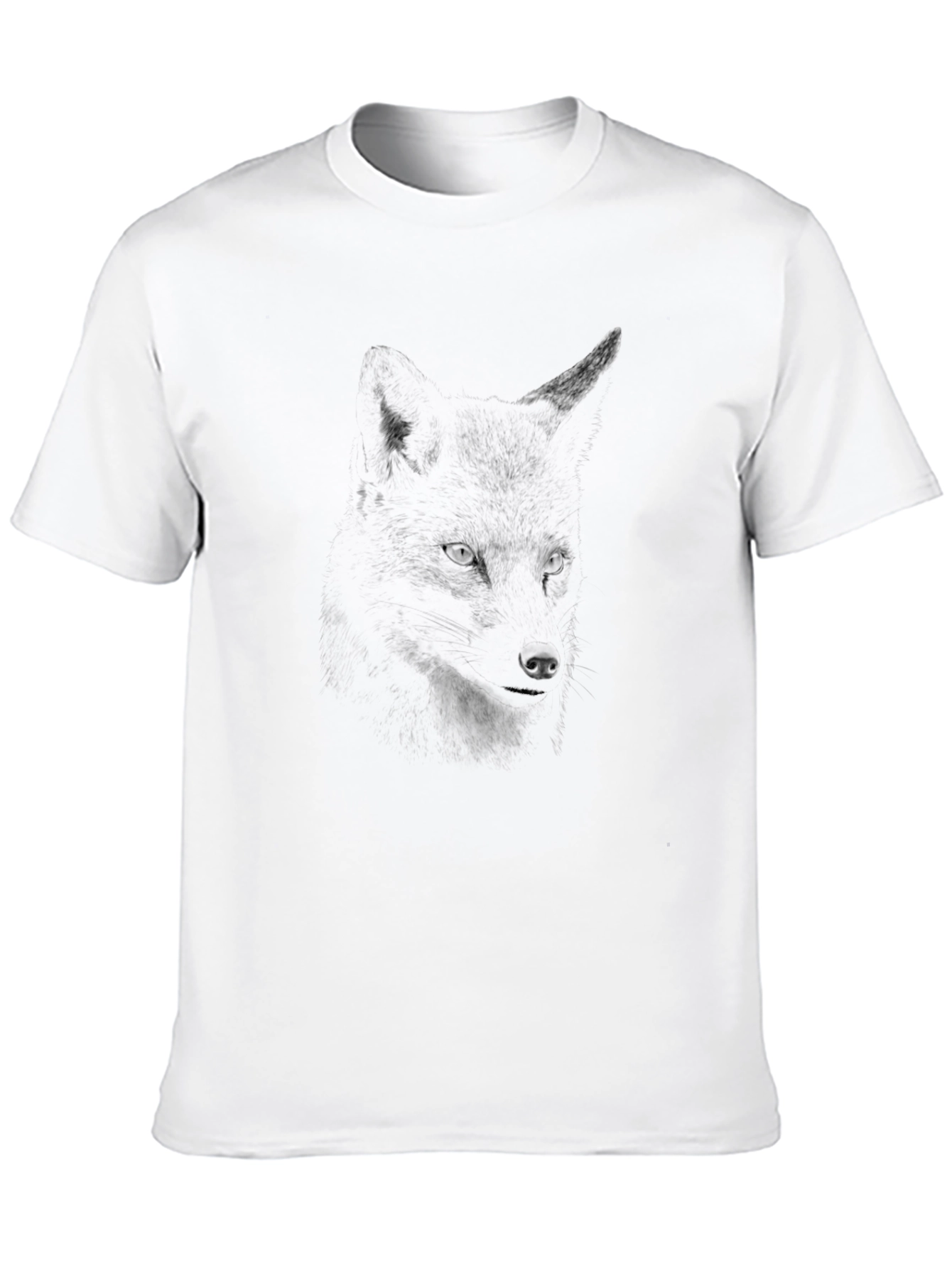 Mens Black Fox Graphic T-Shirt