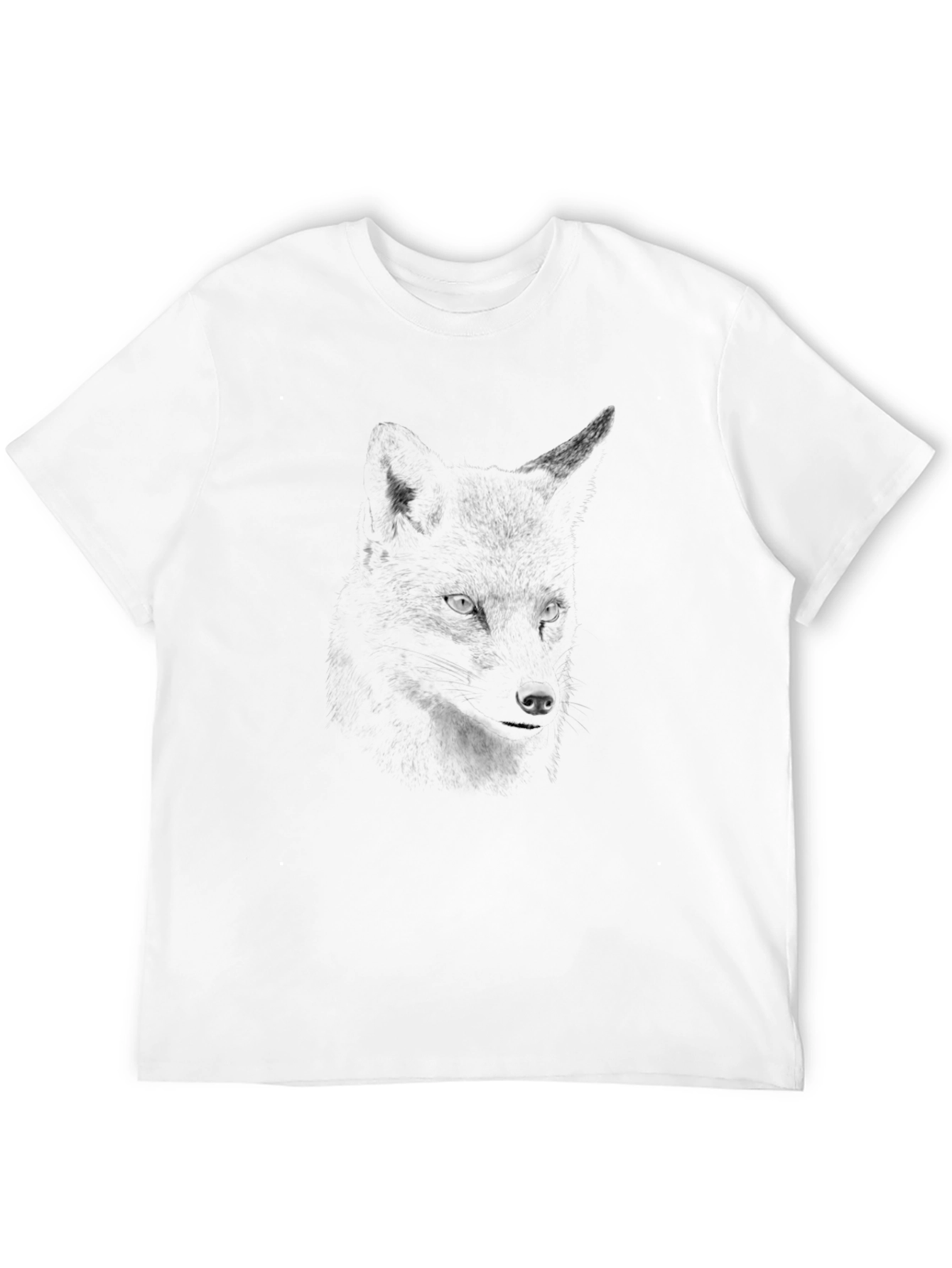 Mens Black Fox Graphic T-Shirt