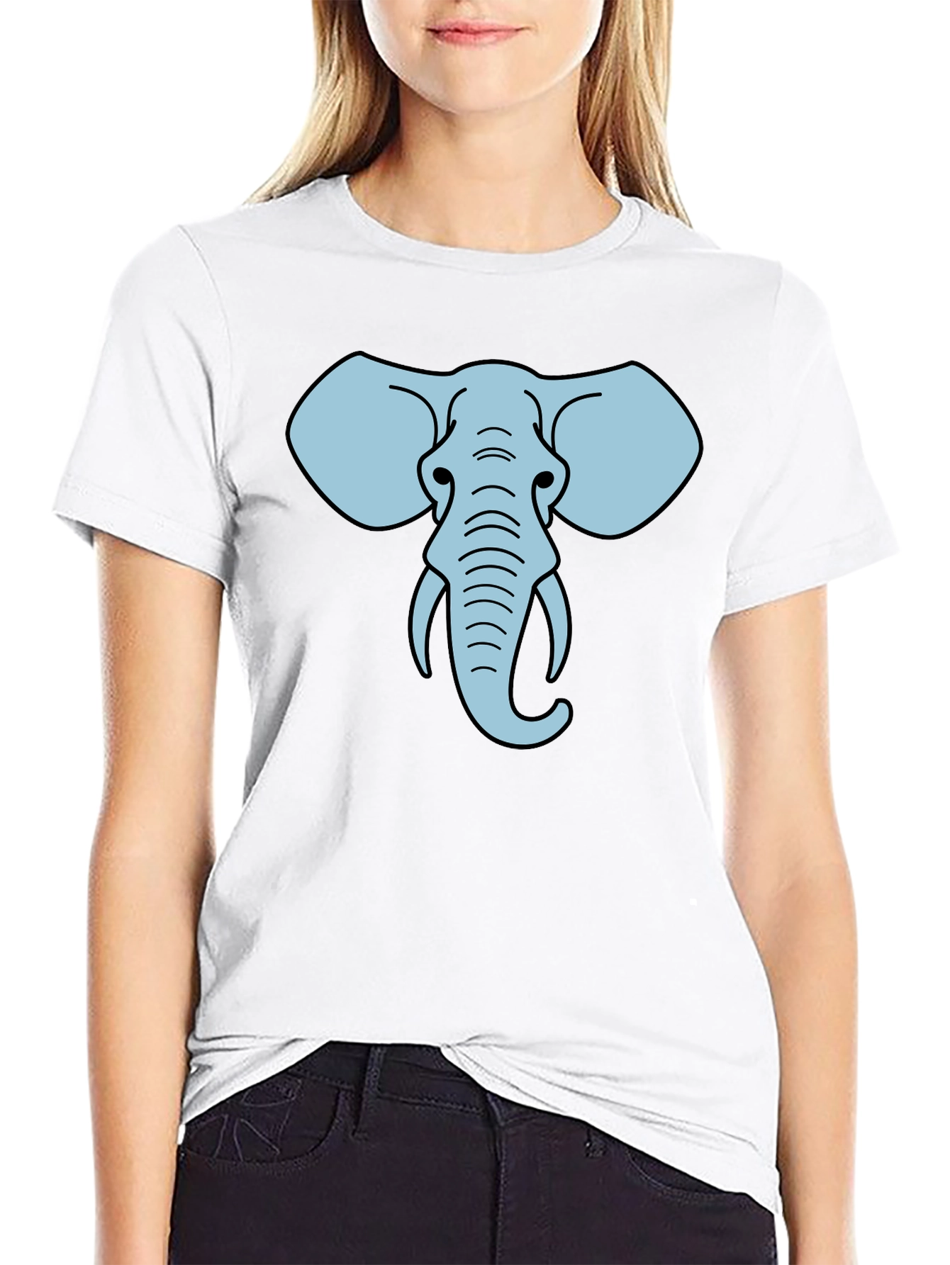 Elephant Graphic T-Shirt - Unisex Crew Neck Tee