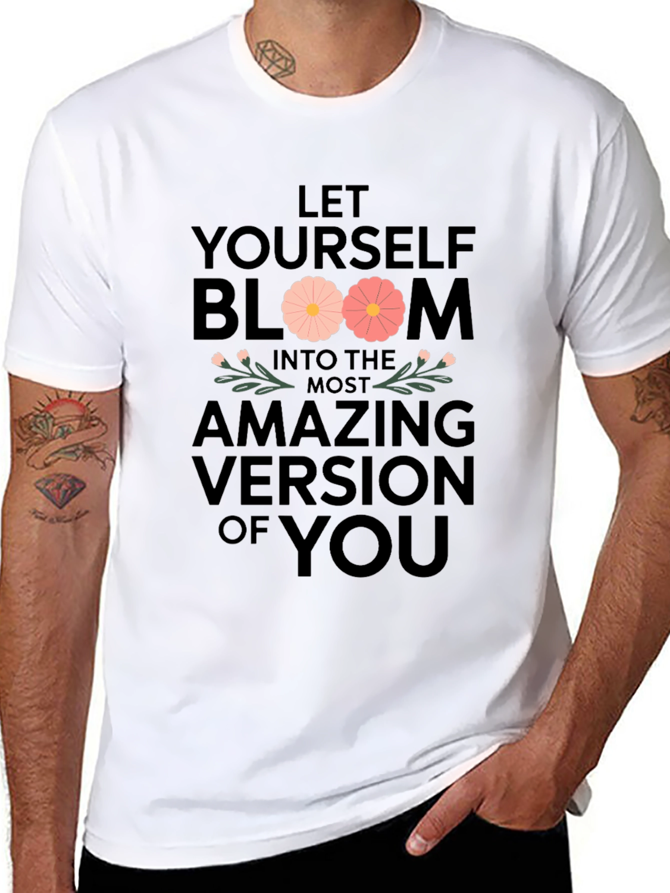 Bloom Into You T-Shirt - Inspirational Graphic Tee