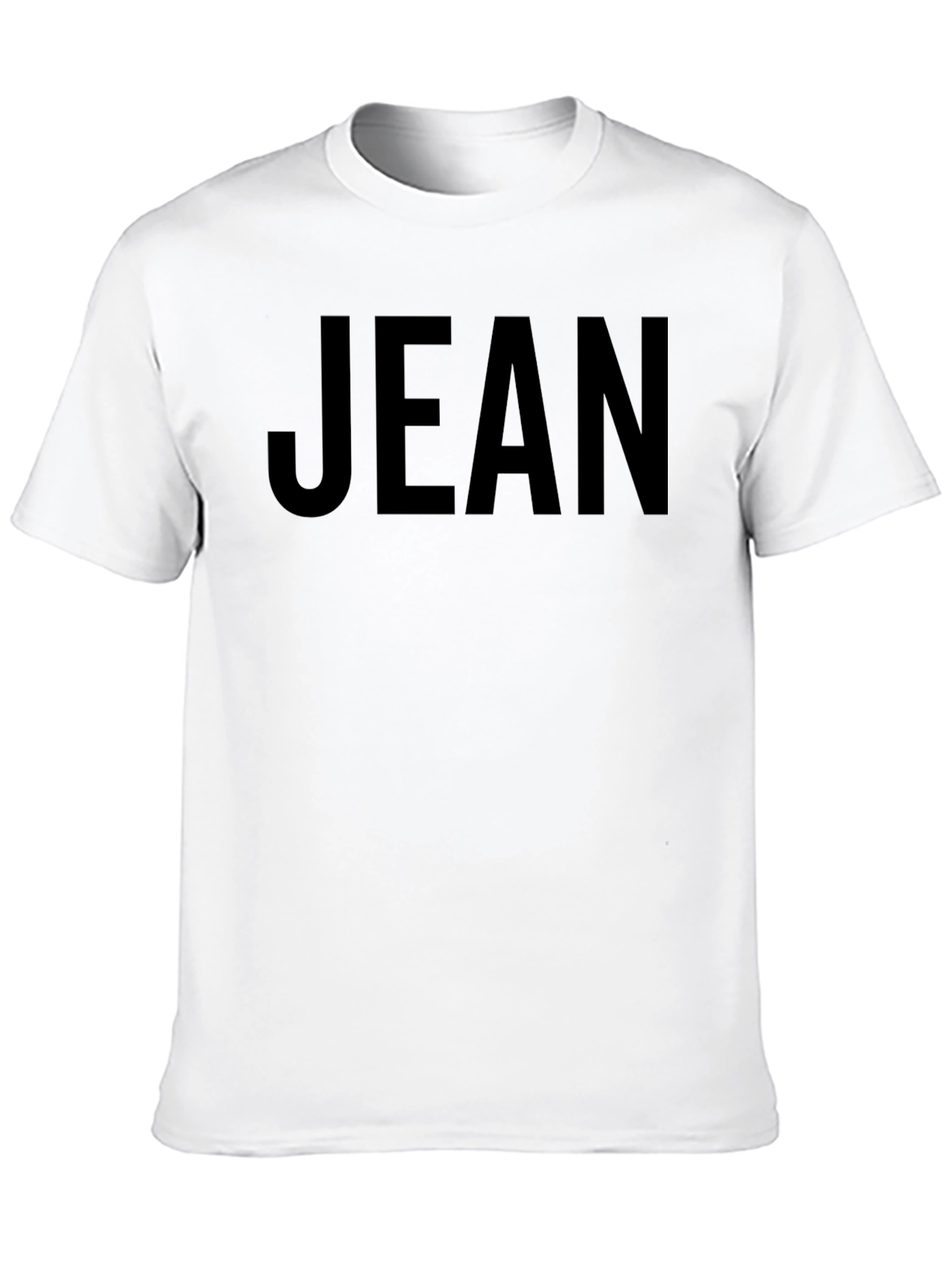Jean Black Graphic Tee