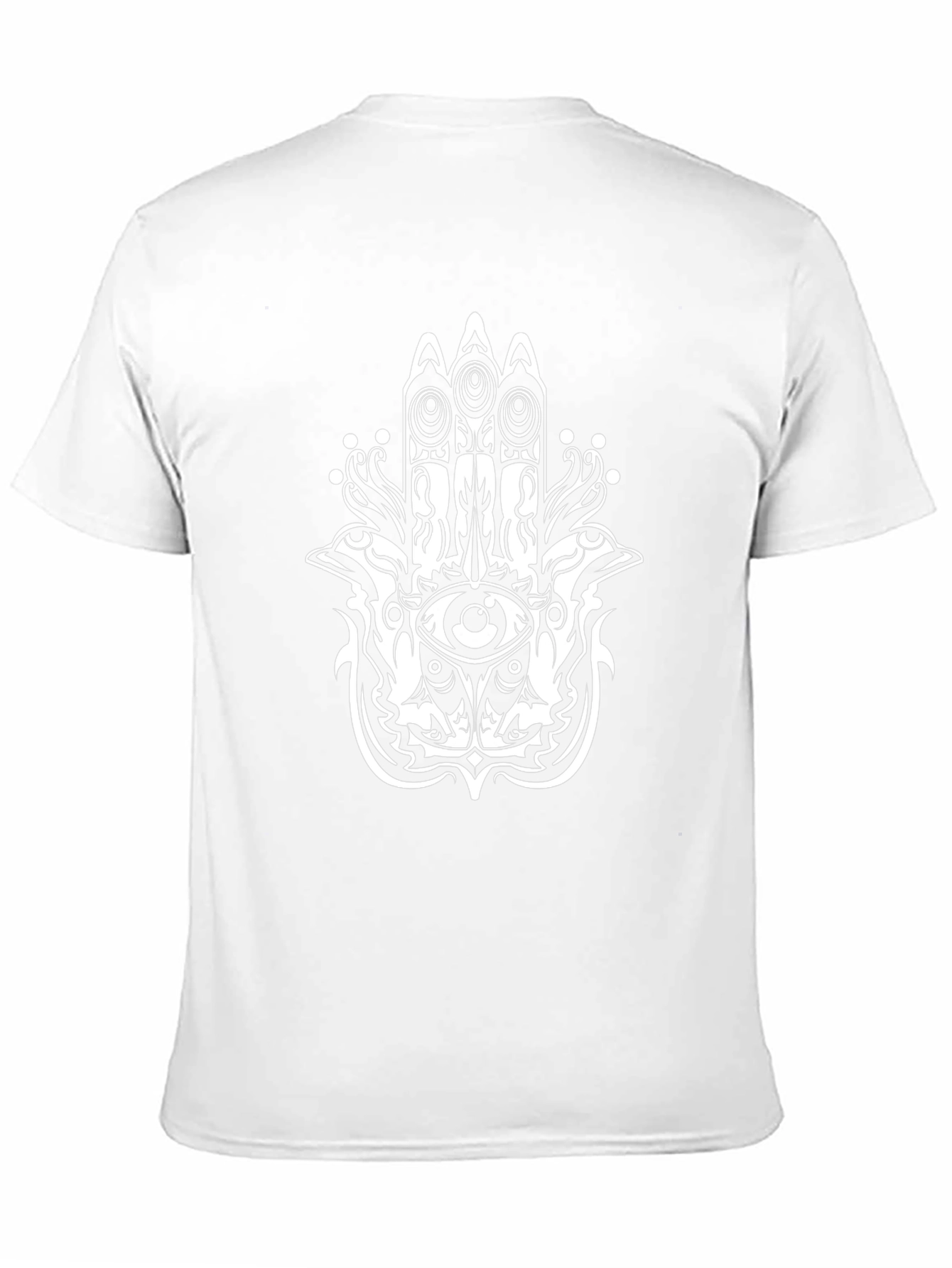 Mystic Hamsa Hand Graphic Black T-Shirt