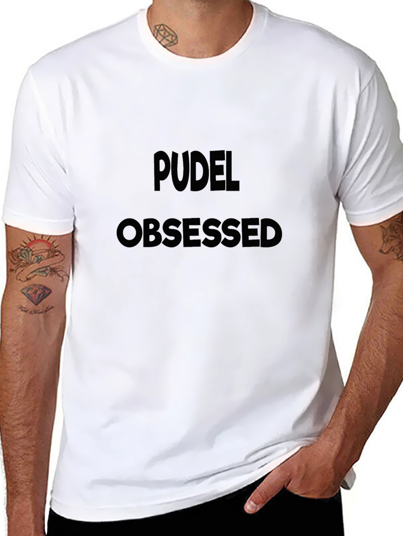 Pudel Obsessed Black T-Shirt