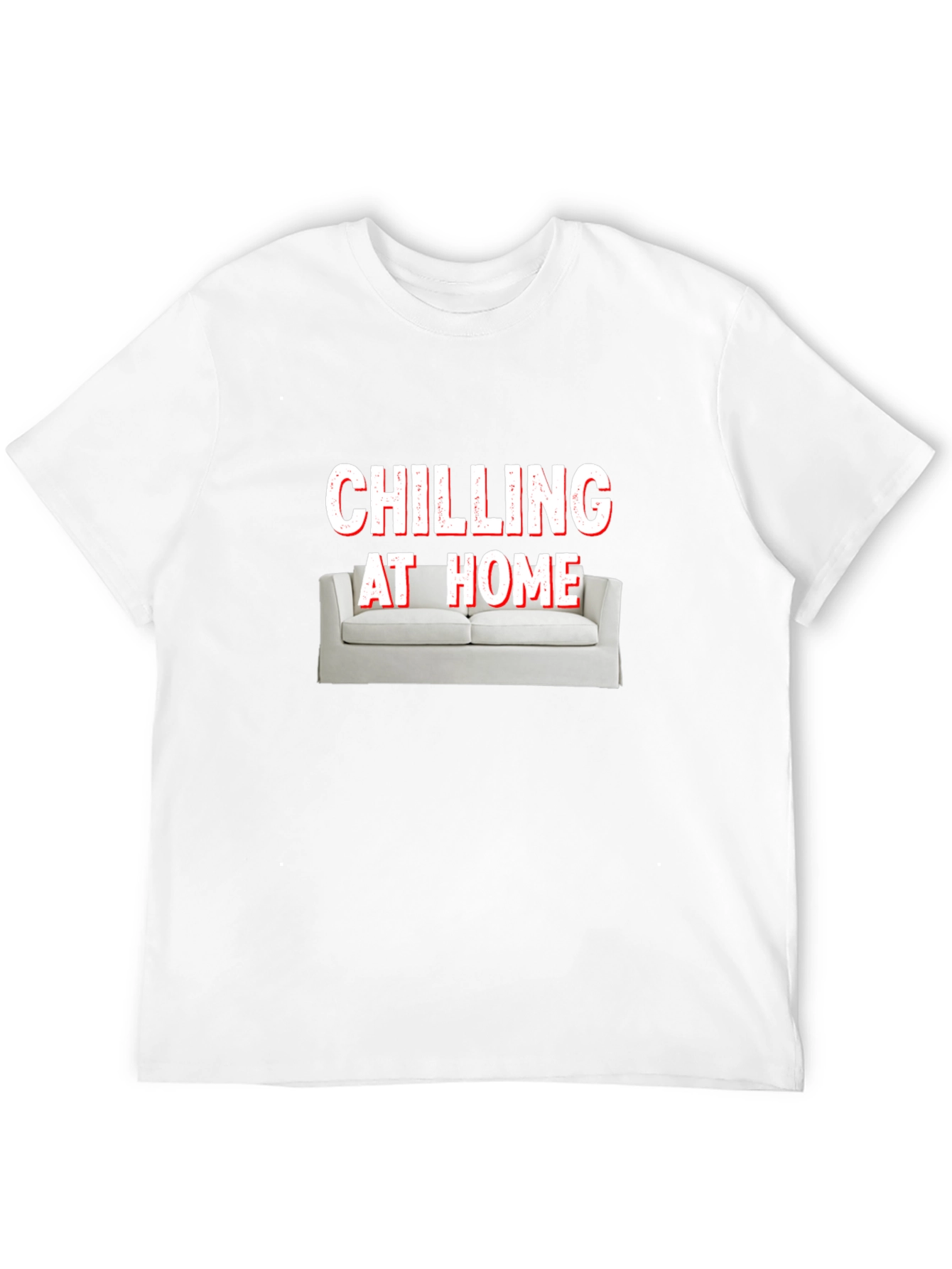 Chilling at Home Graphic Tee - Relaxed Comfort