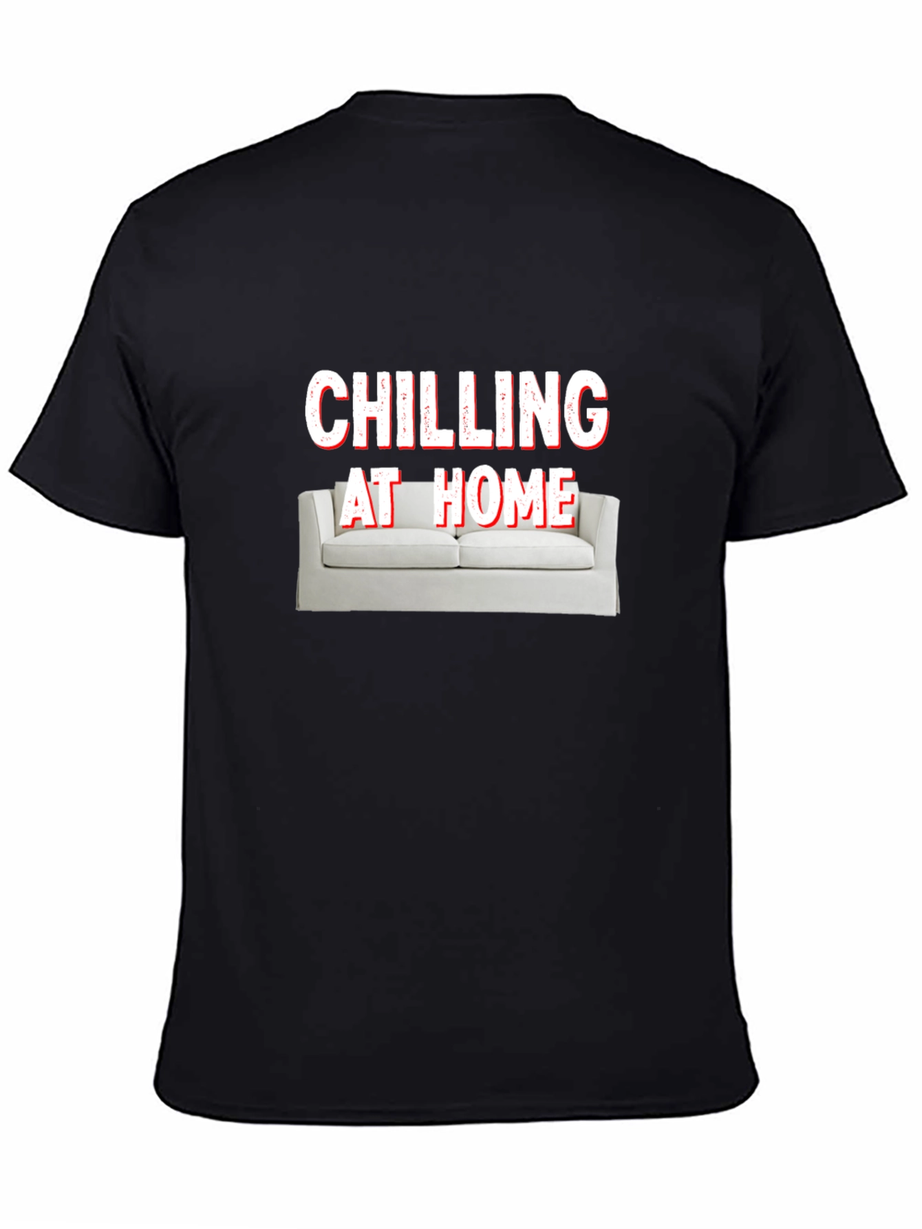 Chilling at Home Graphic Tee - Relaxed Comfort