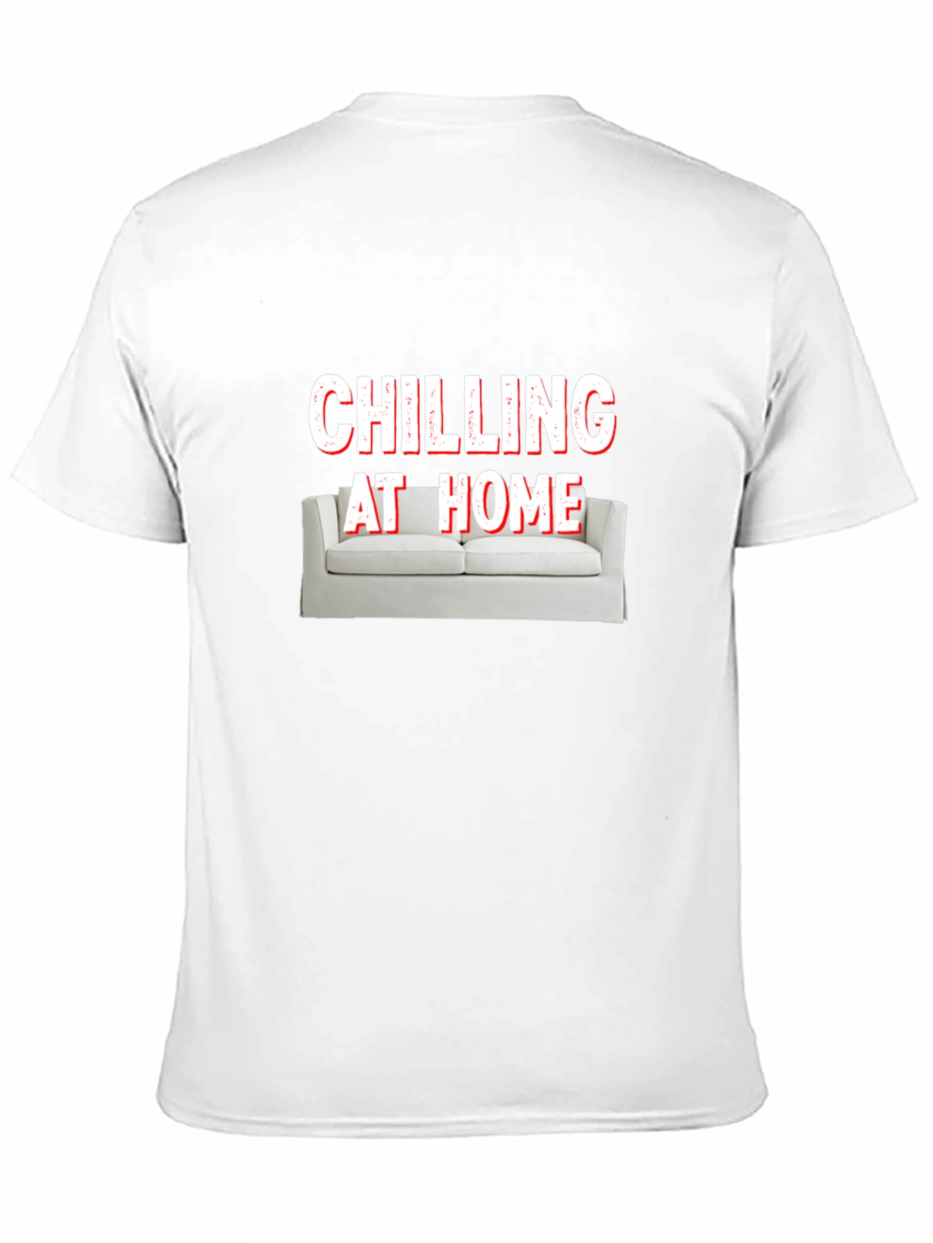 Chilling at Home Graphic Tee - Relaxed Comfort