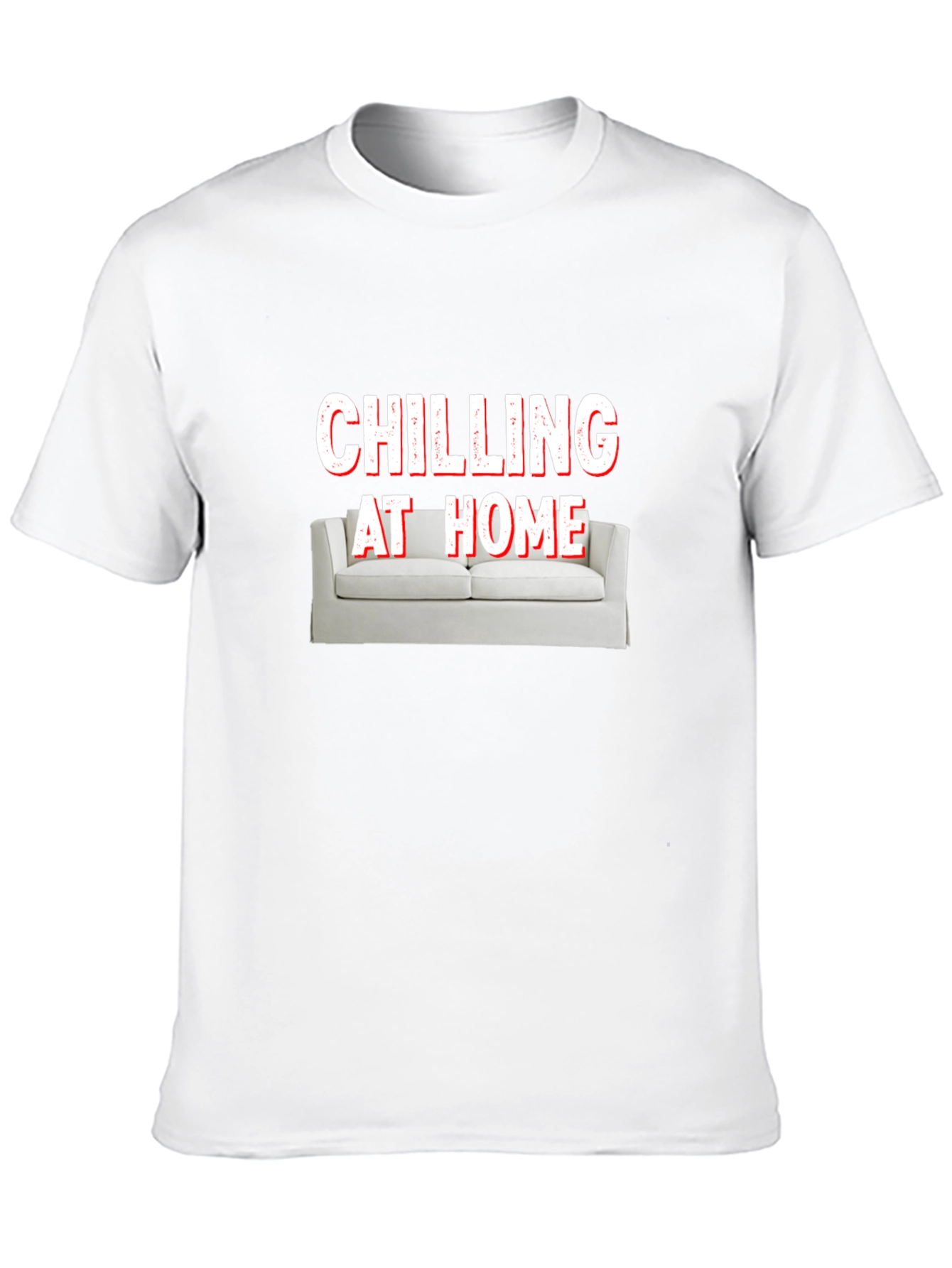 Chilling at Home Graphic Tee - Relaxed Comfort