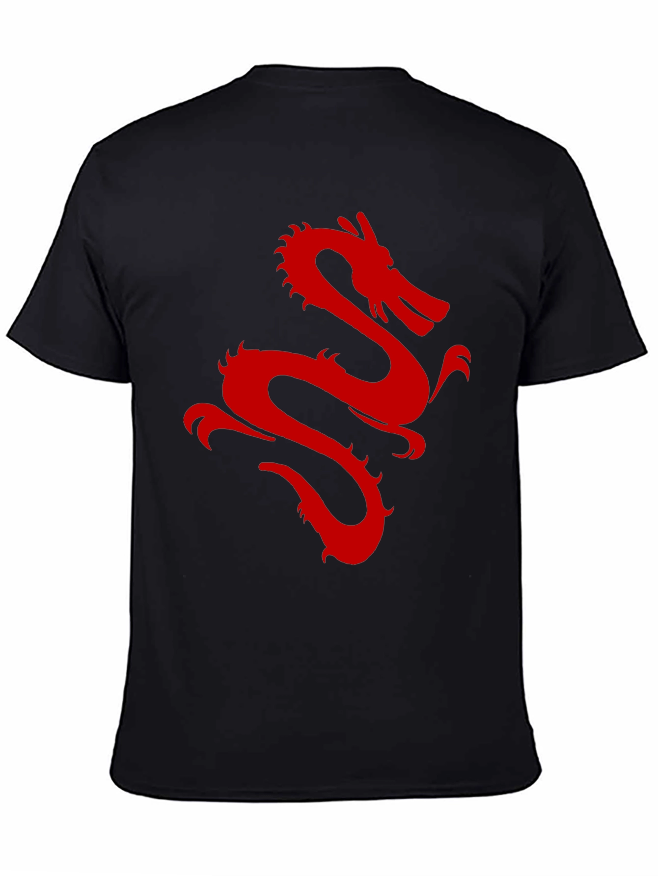Red Dragon Graphic Black T-Shirt