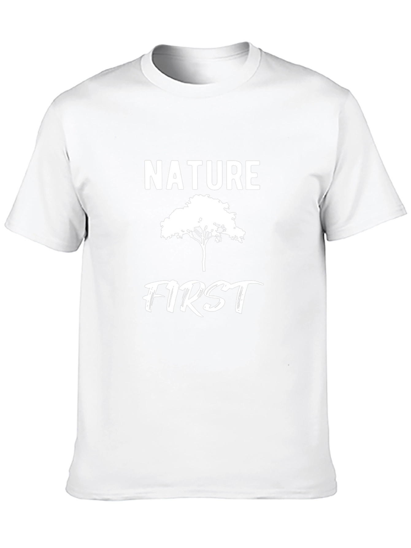 Nature First Graphic T-Shirt - Eco Friendly Tee