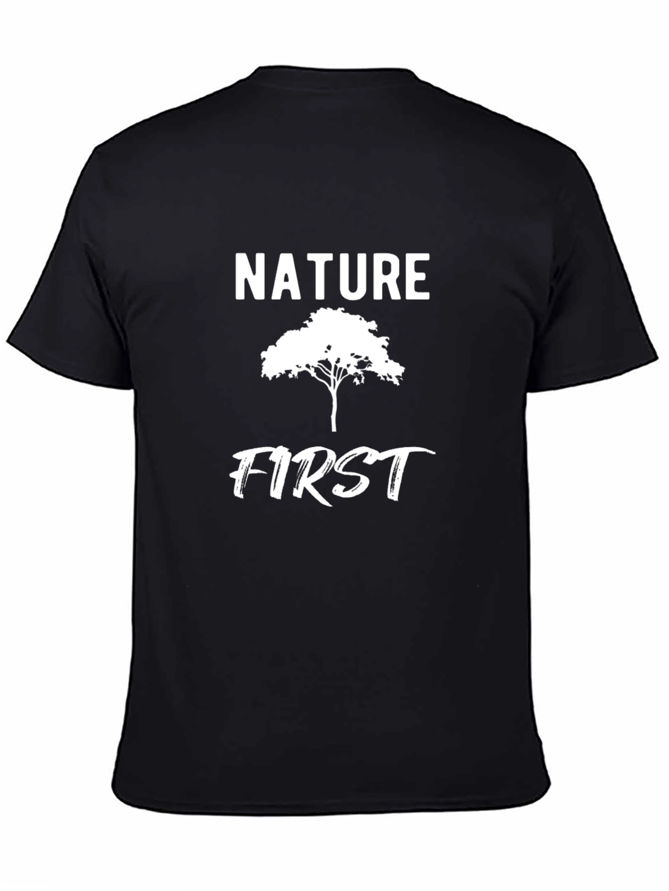 Nature First Graphic T-Shirt - Eco Friendly Tee