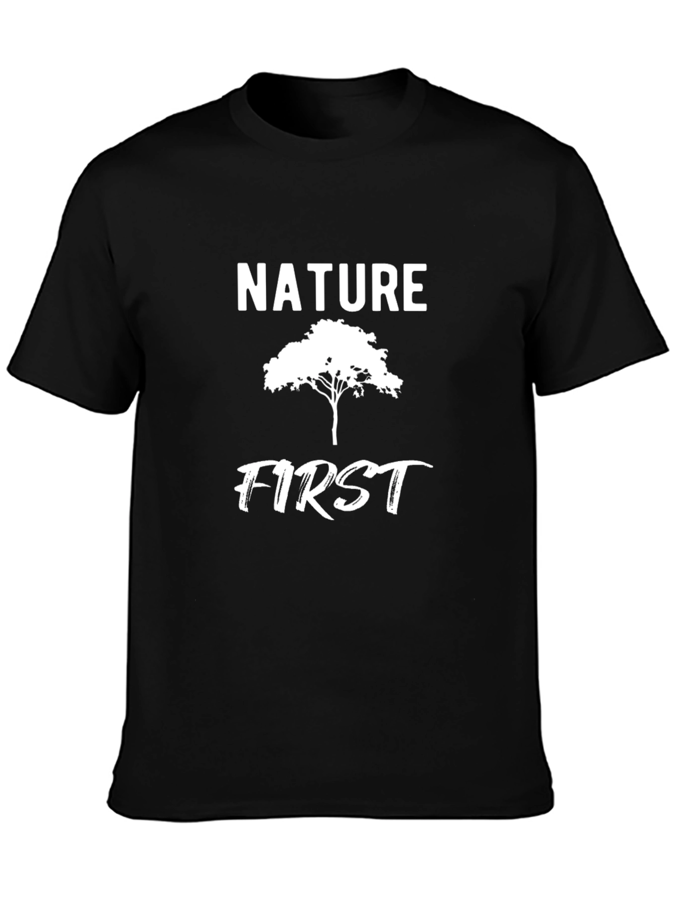 Nature First Graphic T-Shirt - Eco Friendly Tee