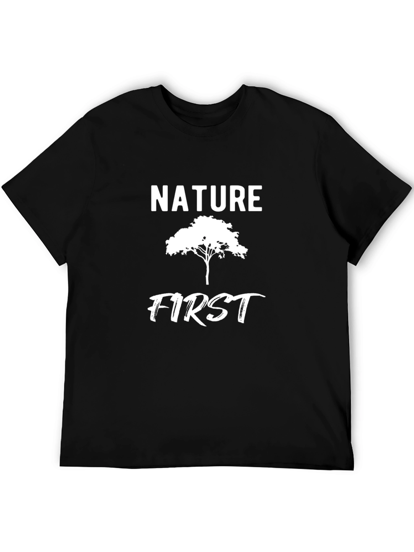 Nature First Graphic T-Shirt - Eco Friendly Tee