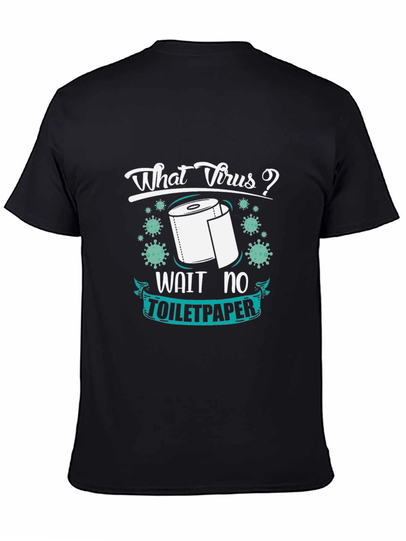 Funny Toilet Paper Virus Graphic T-Shirt