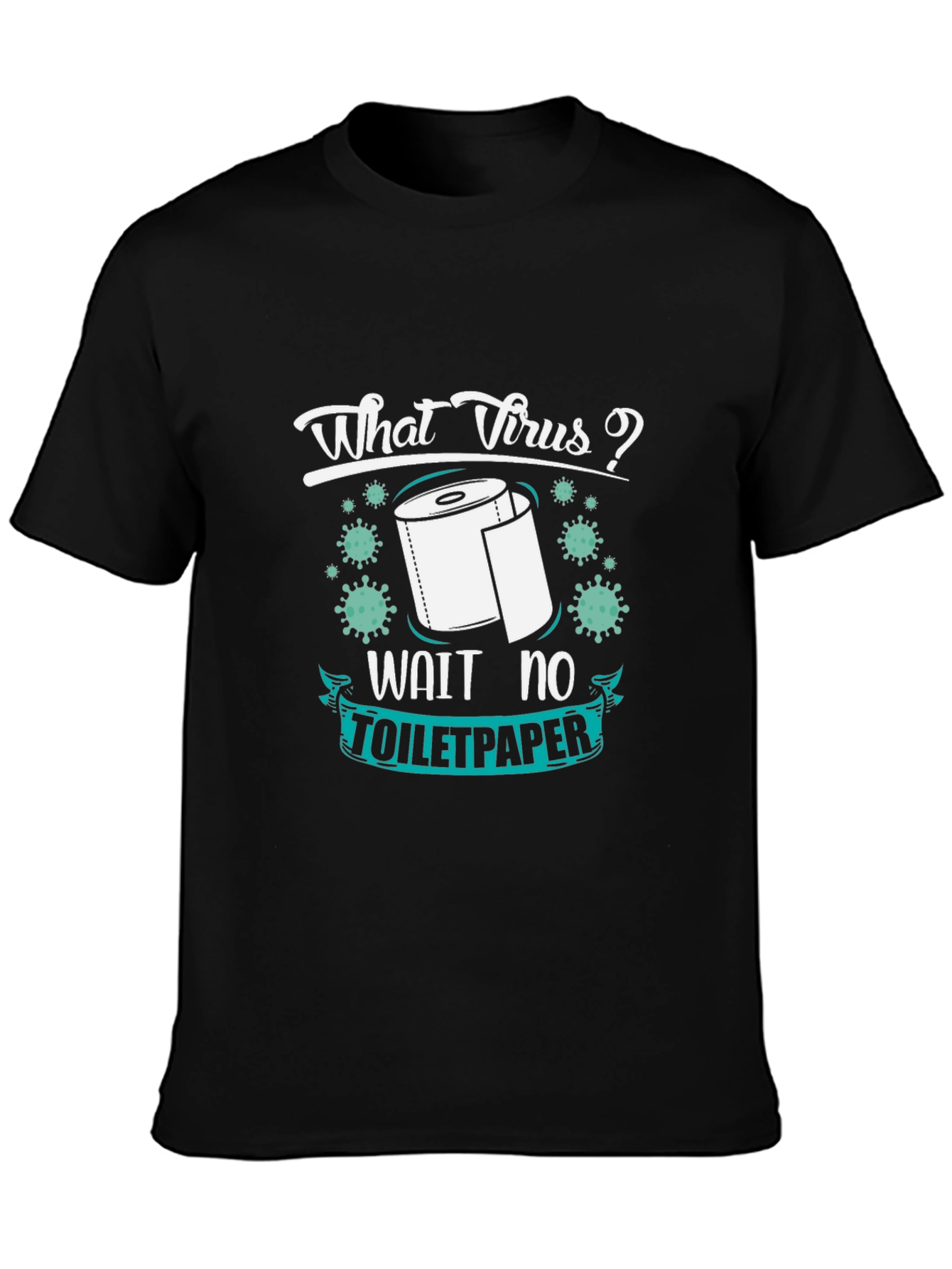 Funny Toilet Paper Virus Graphic T-Shirt