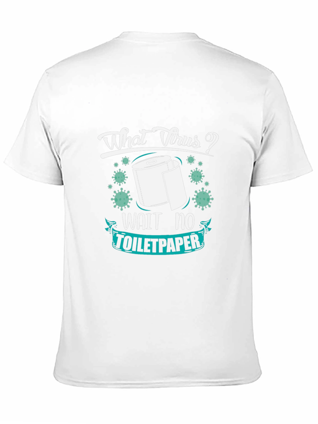 Funny Toilet Paper Virus Graphic T-Shirt