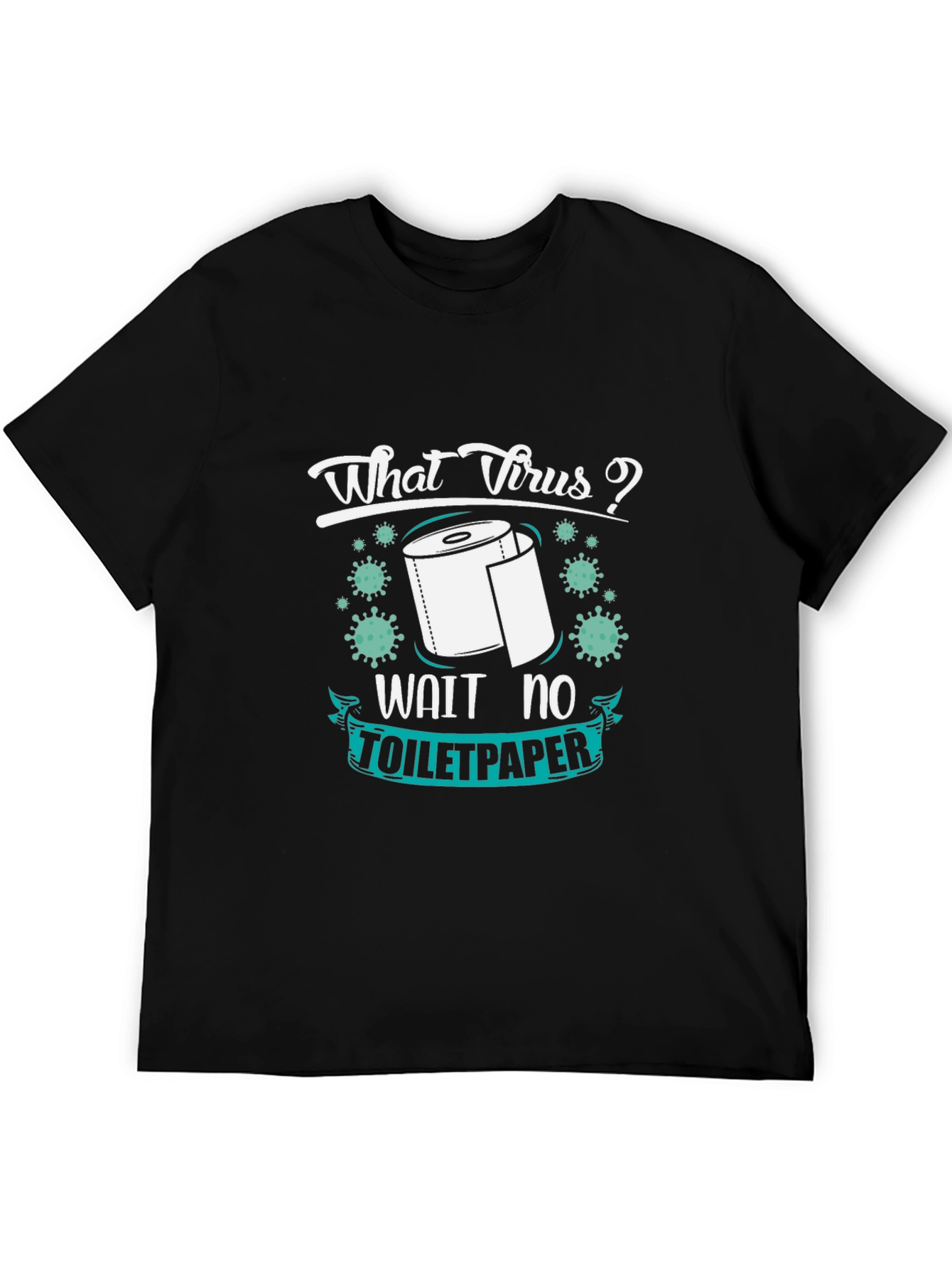 Funny Toilet Paper Virus Graphic T-Shirt