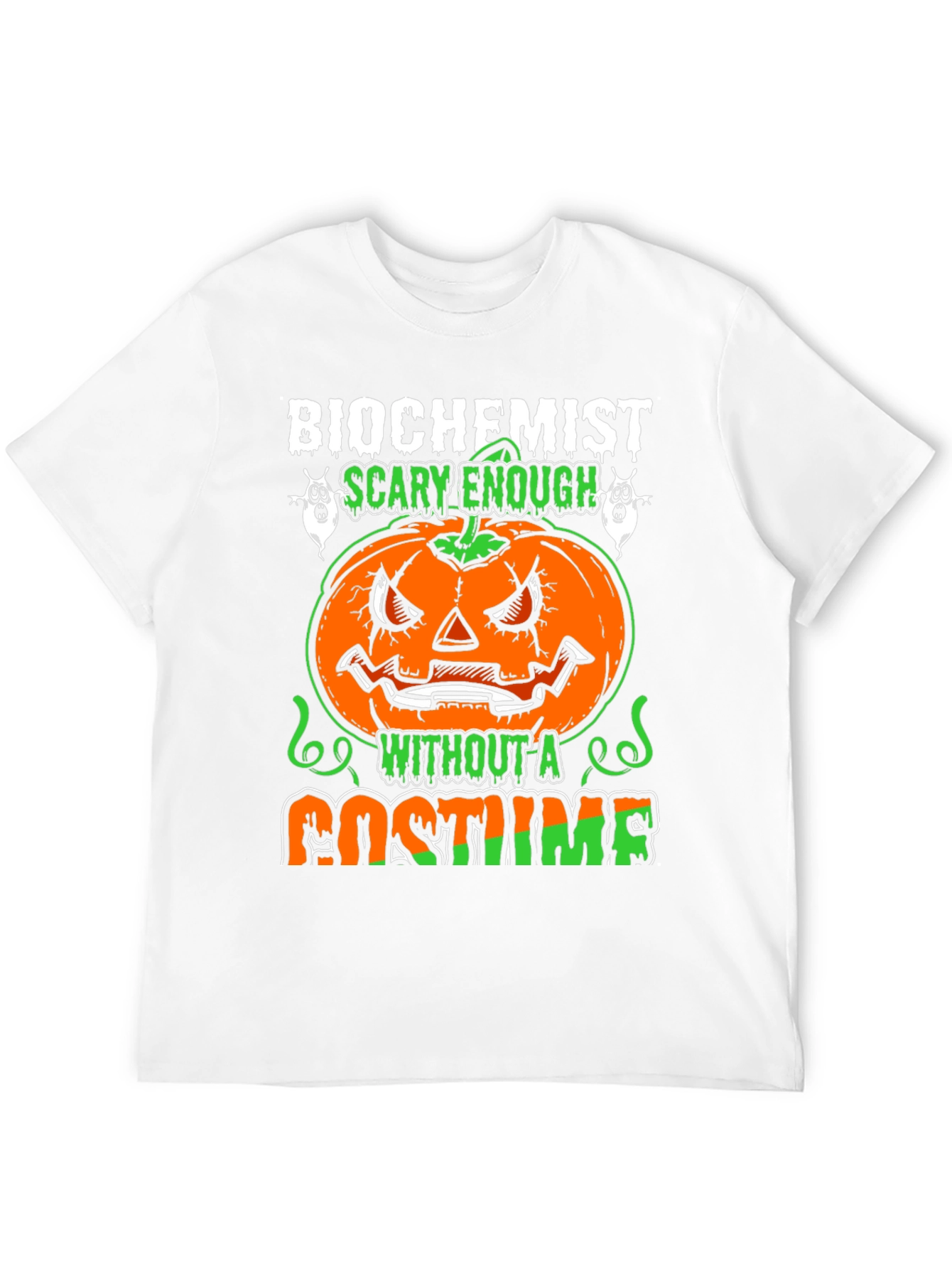 Biochemist Halloween Pumpkin Costume T-Shirt