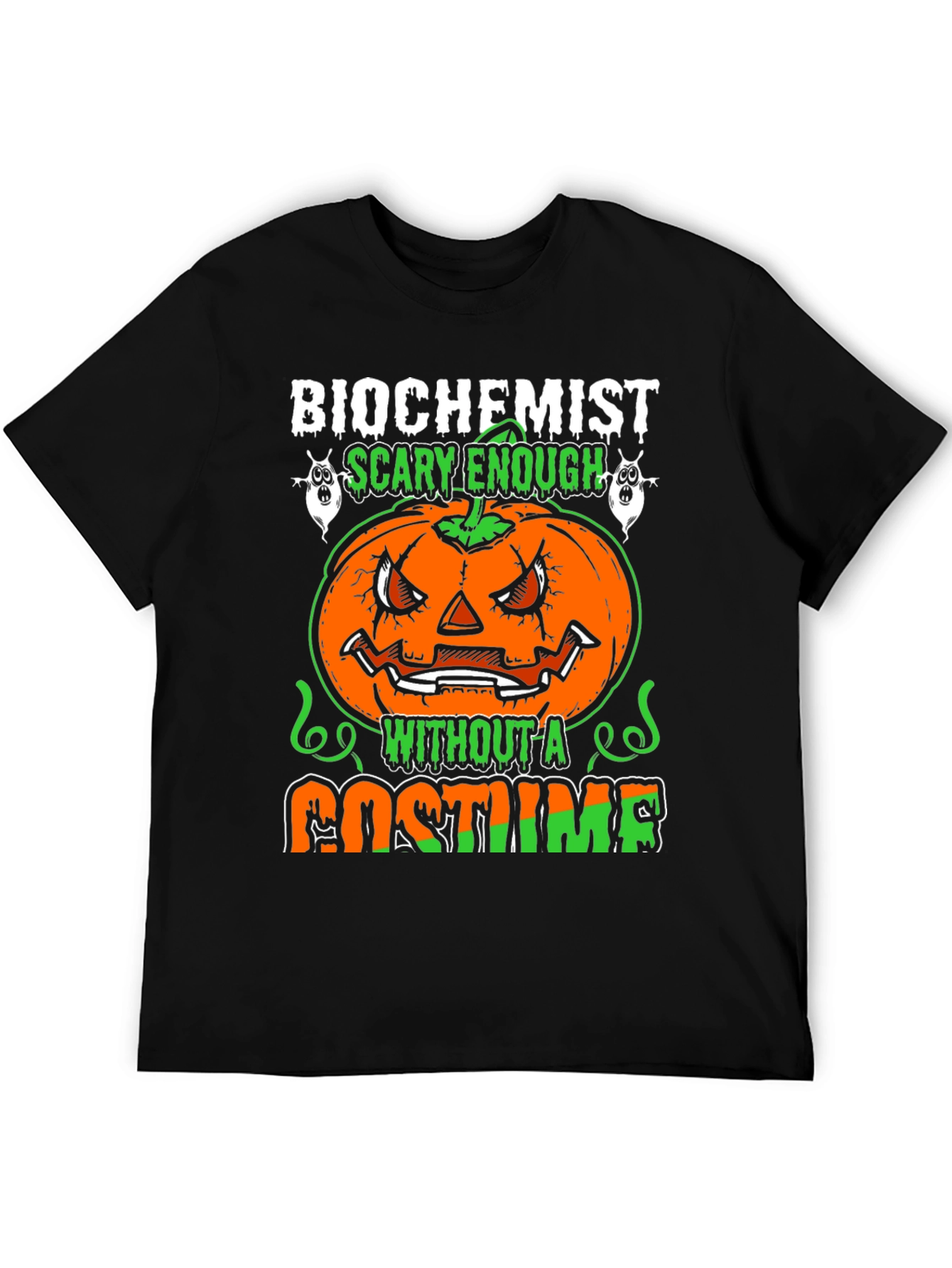Biochemist Halloween Pumpkin Costume T-Shirt