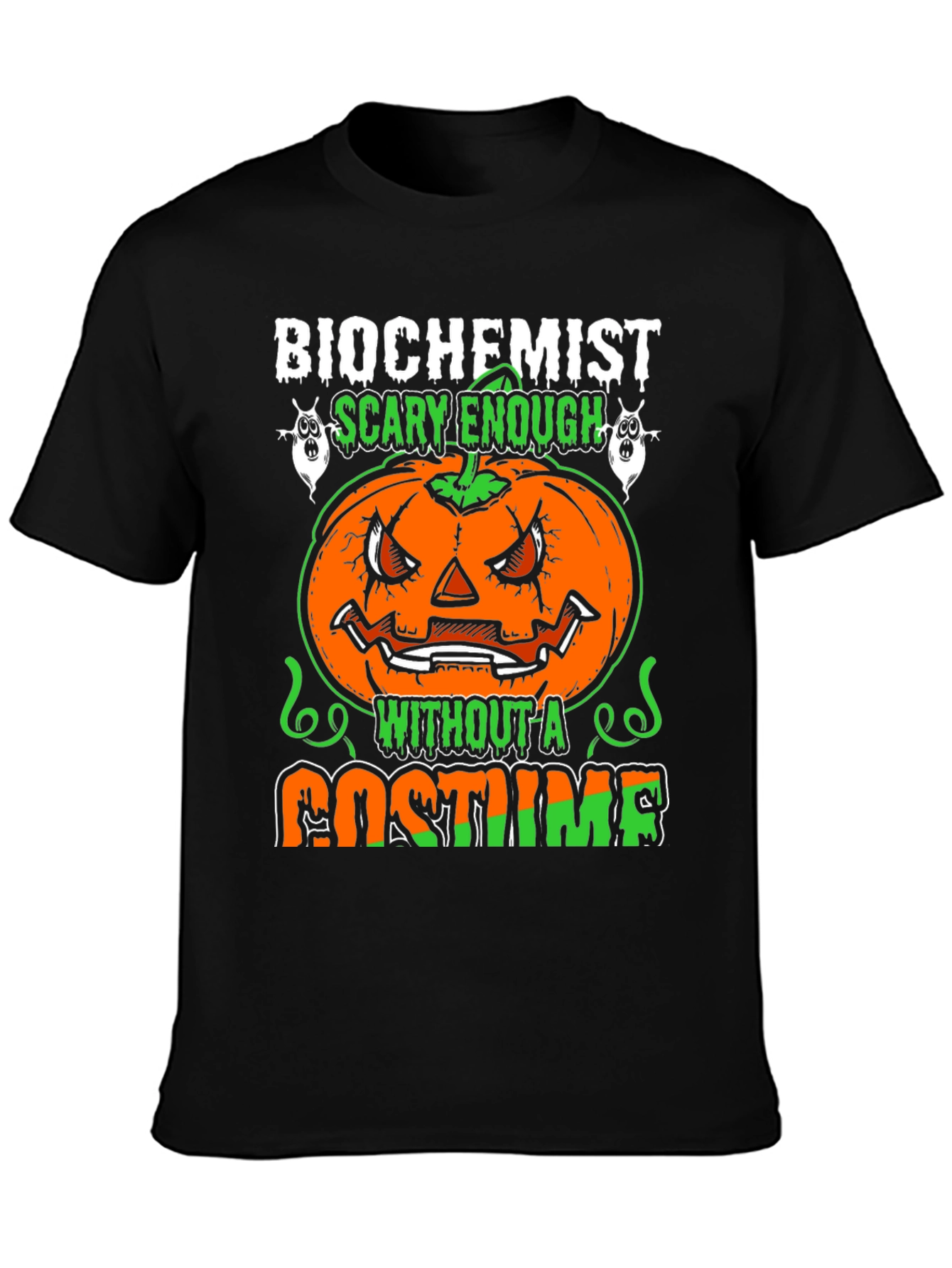 Biochemist Halloween Pumpkin Costume T-Shirt